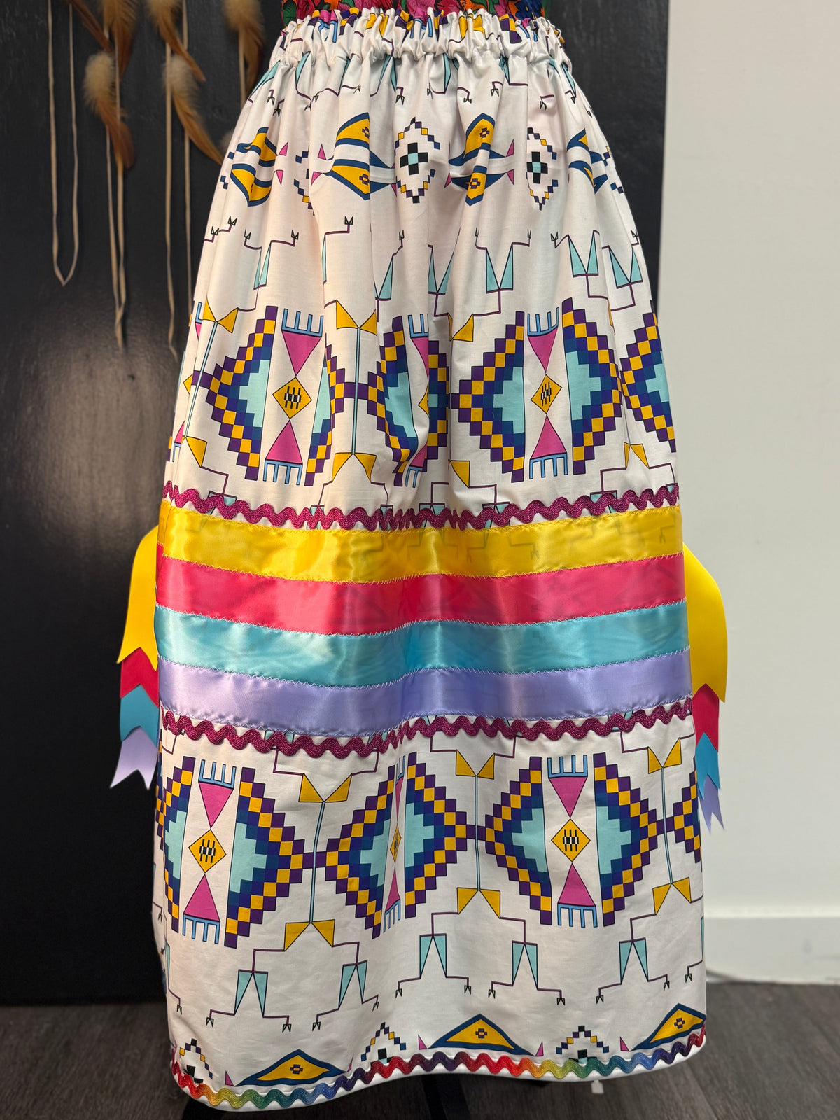 Navajo Thunderbird - Ribbon Skirts by Tina Houle