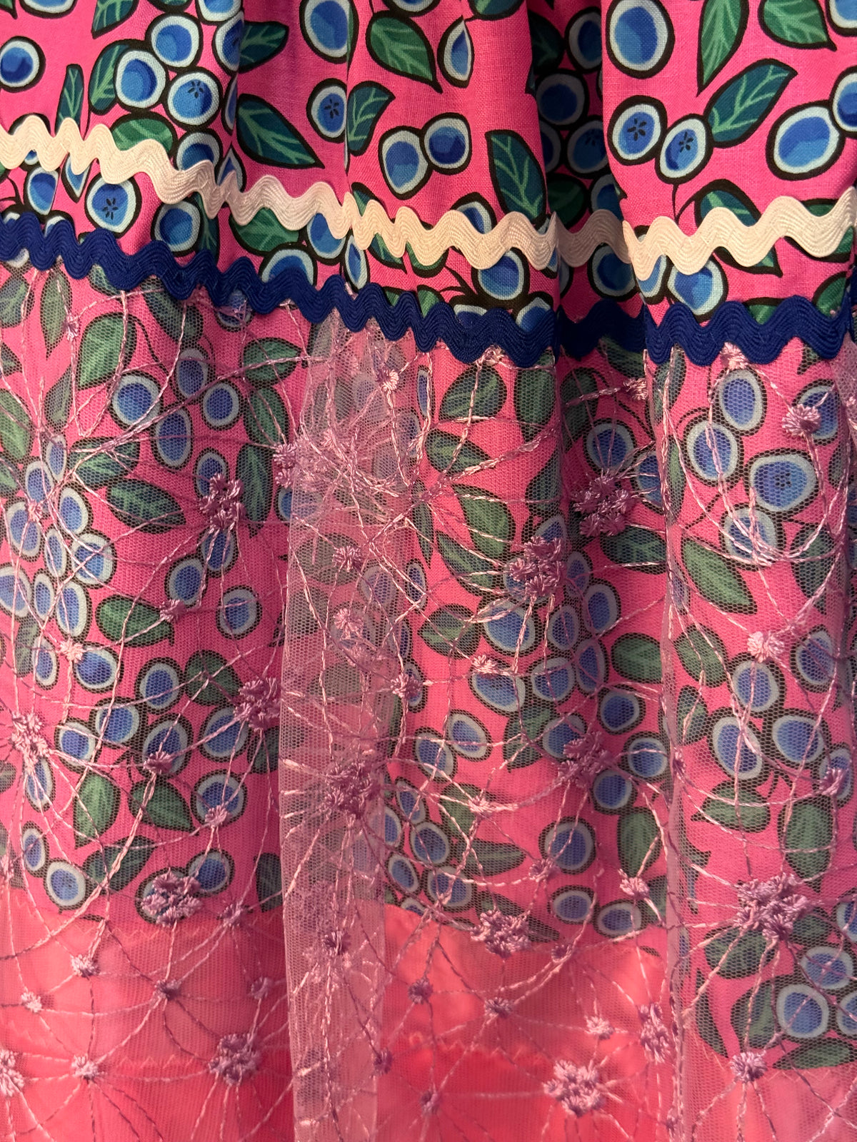 Pink Blueberry - Ribbon Skirts by Tina Houle