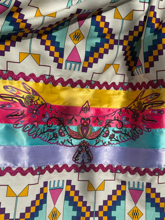 Navajo Thunderbird - Ribbon Skirts by Tina Houle