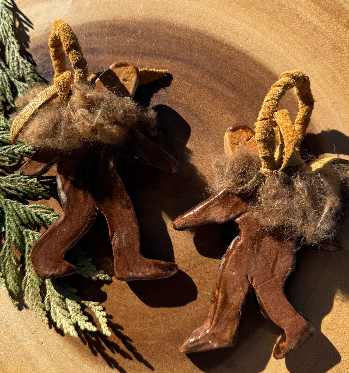 Sabe Ceramic Ornament by Elemental Memories