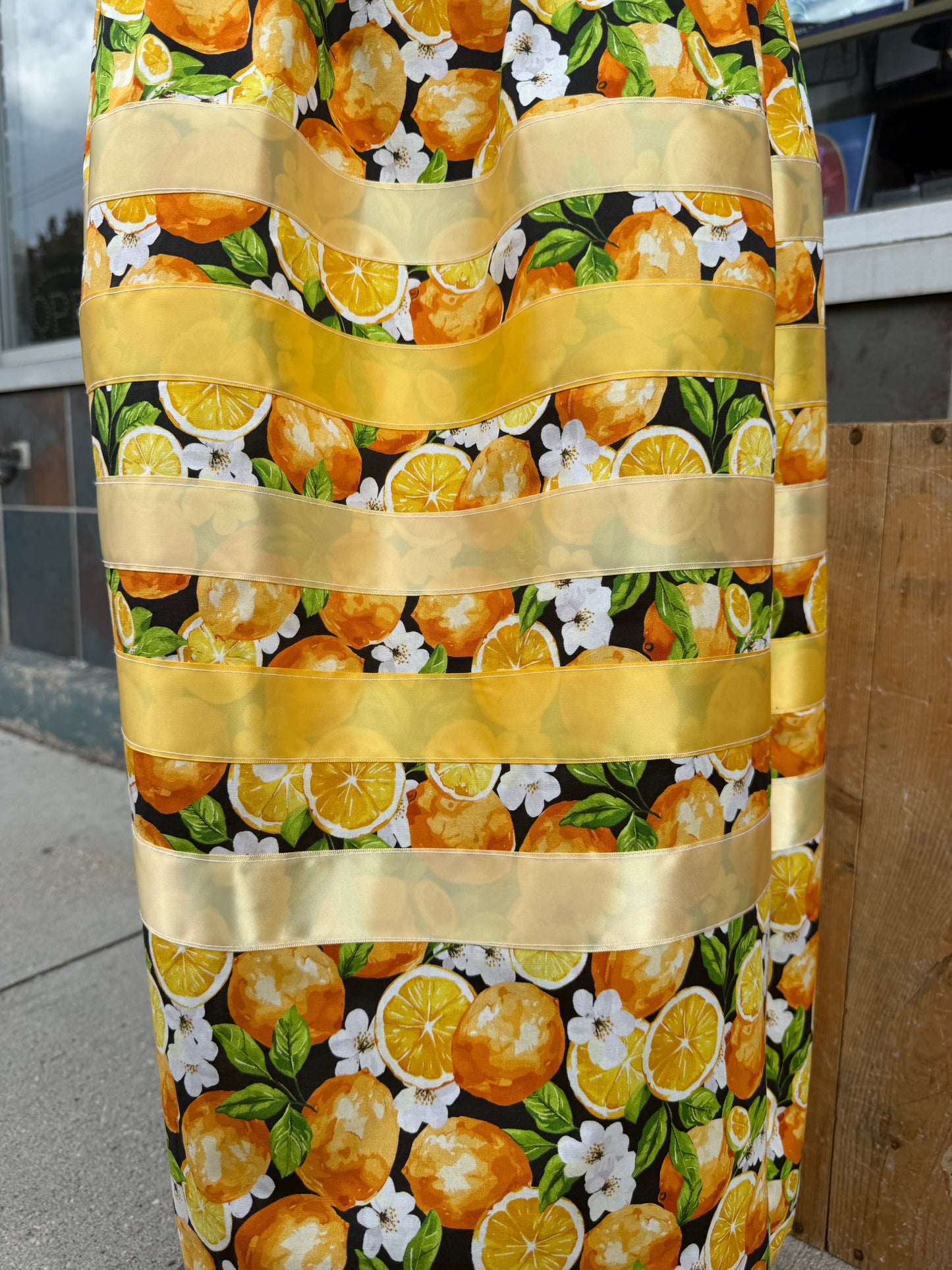 Lemons Ribbon Skirt by No Roots No Wings