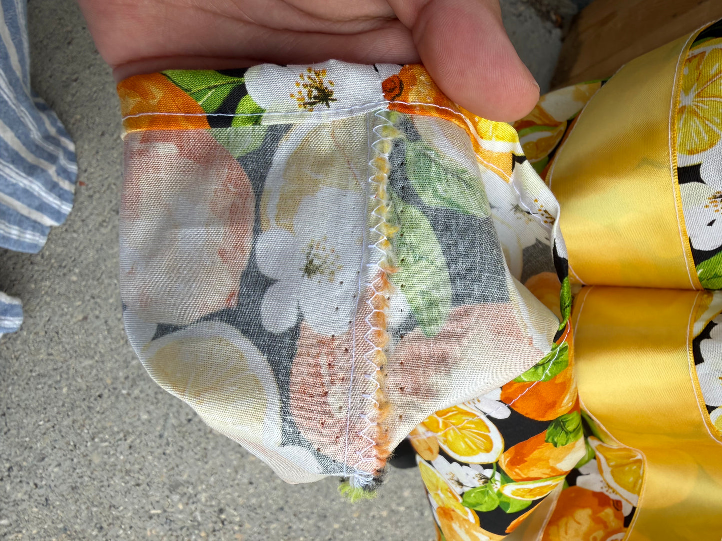 Lemons Ribbon Skirt by No Roots No Wings