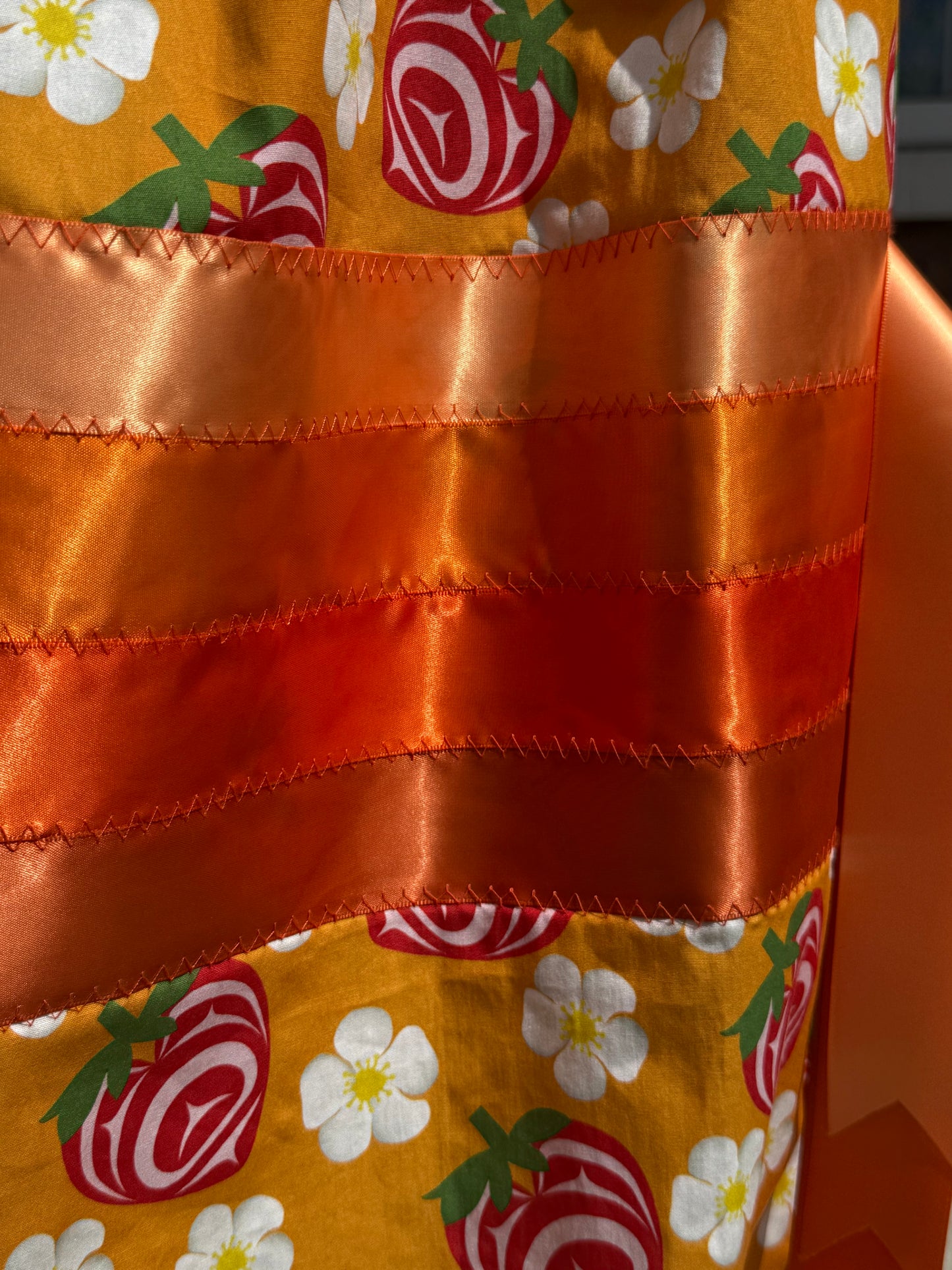 Every Child Matters Strawberry Ribbon Skirt by No Roots No Wings