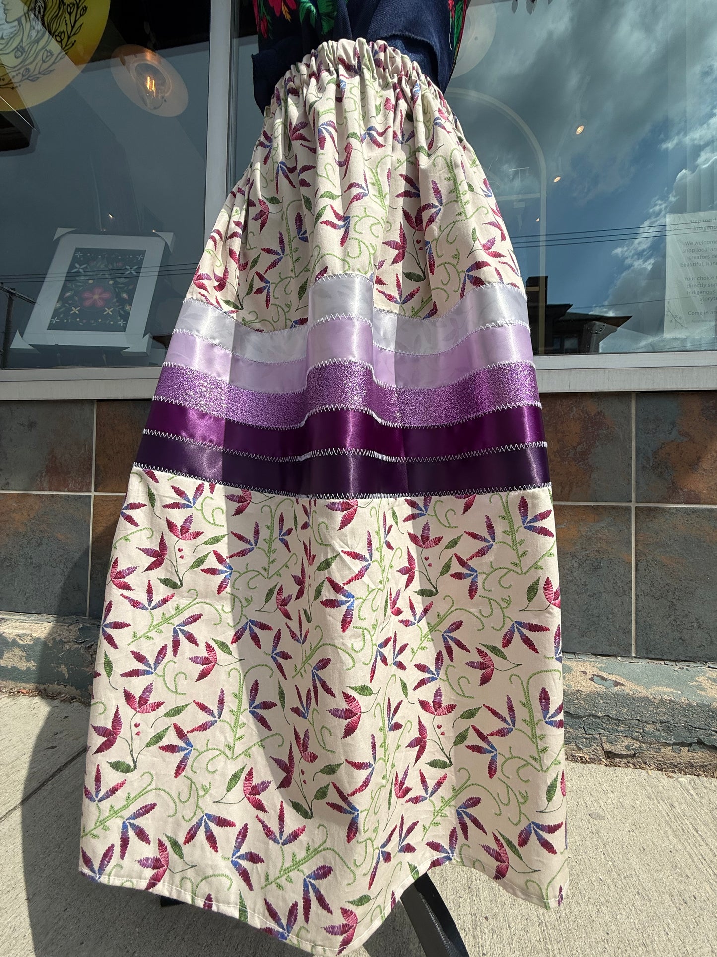 Quillwork Ribbon Skirt by No Roots No Wings