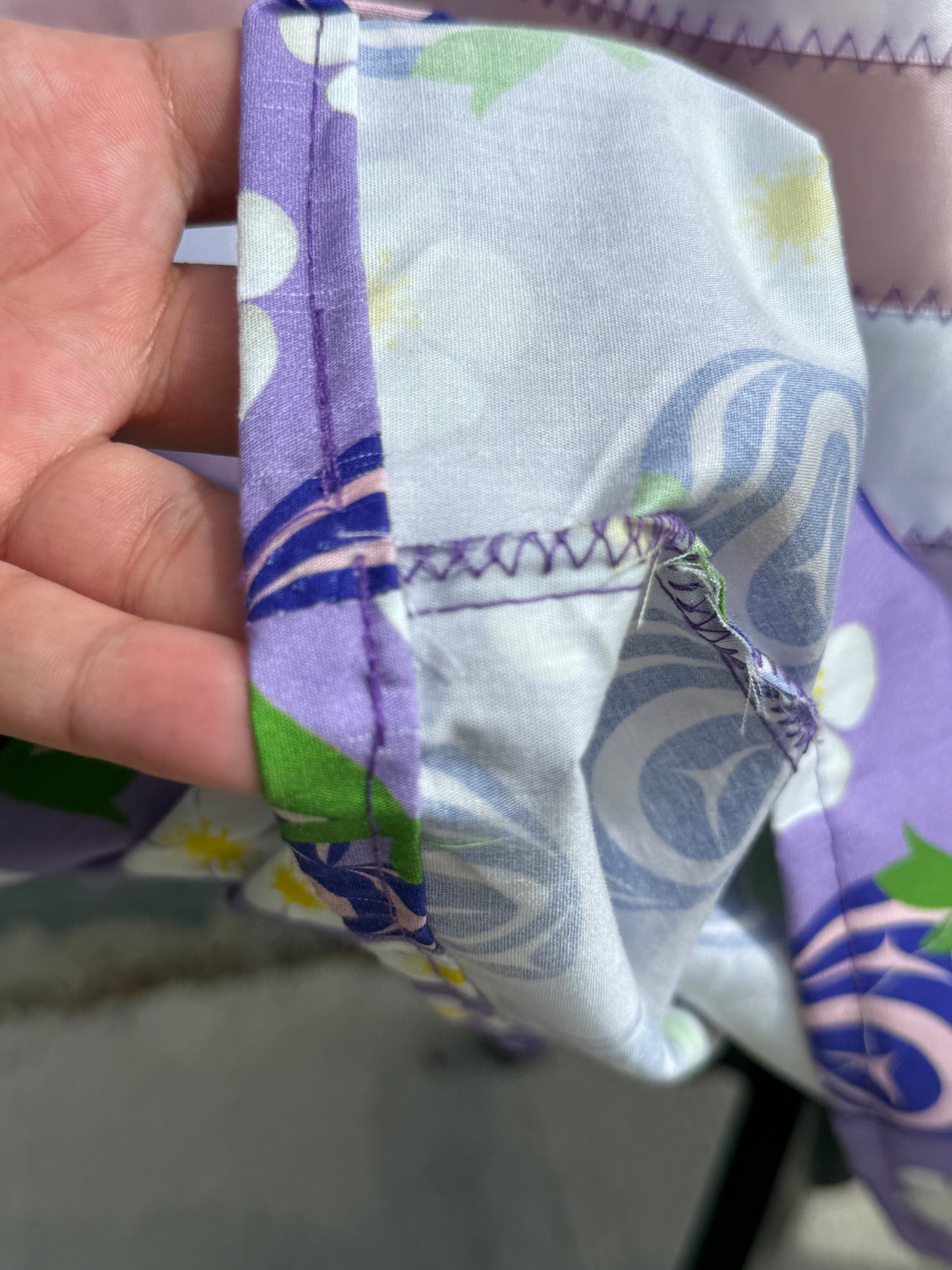Purple Strawberries Ribbon Skirt by No Roots No Wings