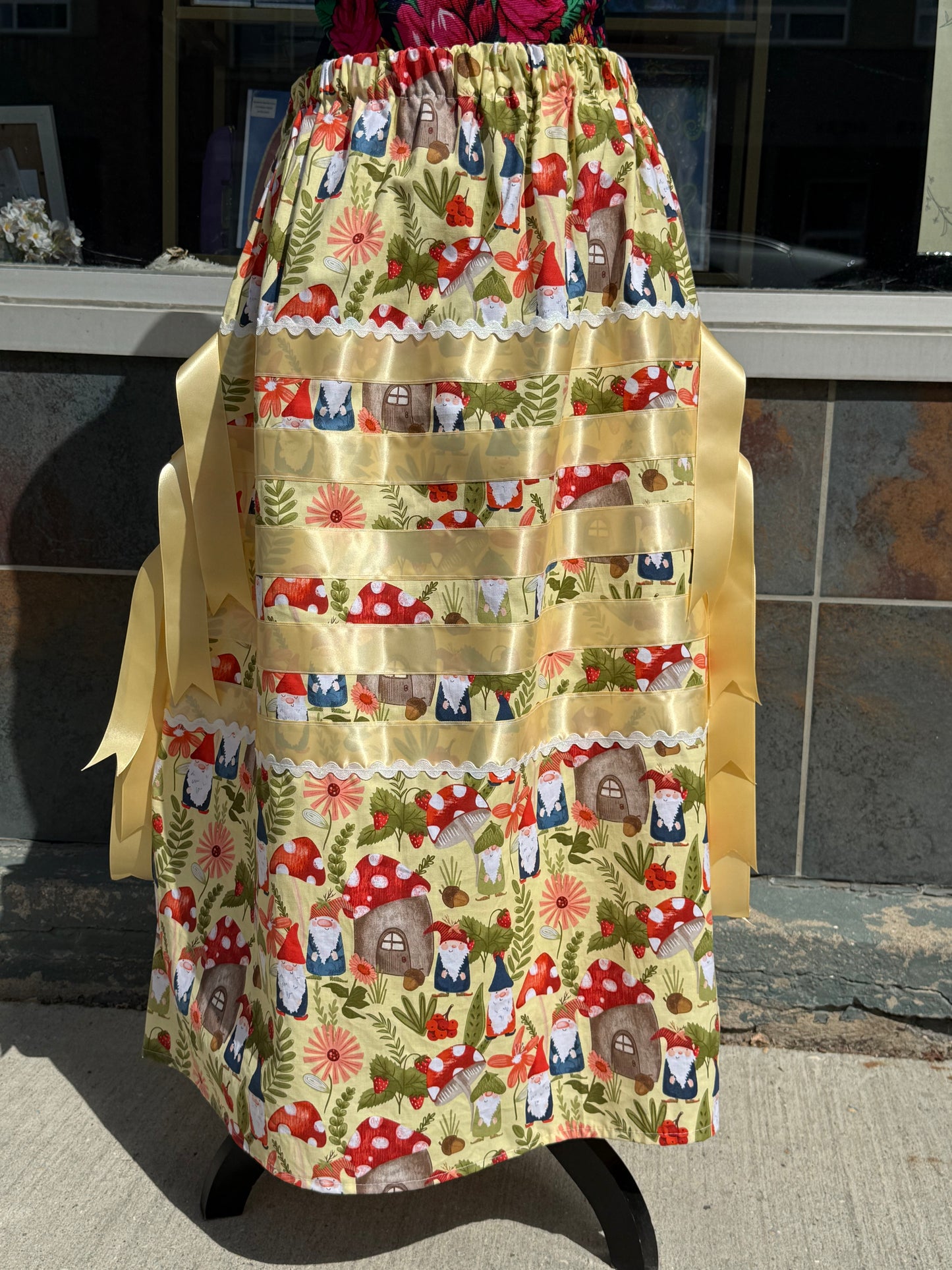 Gnomes Ribbon Skirt by No Roots No Wings