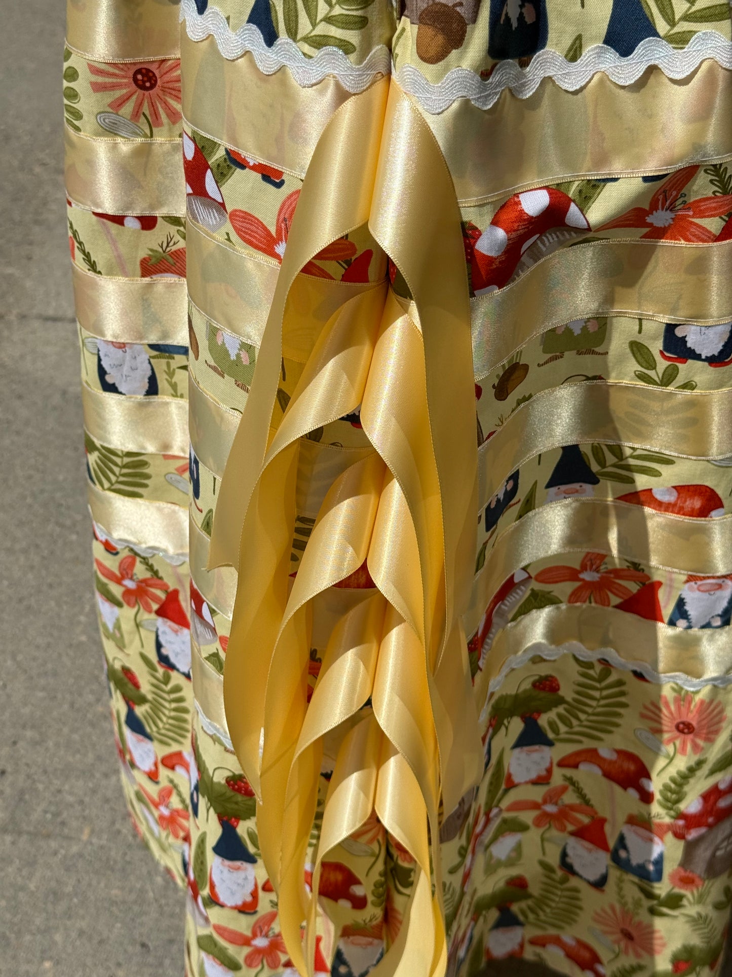 Gnomes Ribbon Skirt by No Roots No Wings