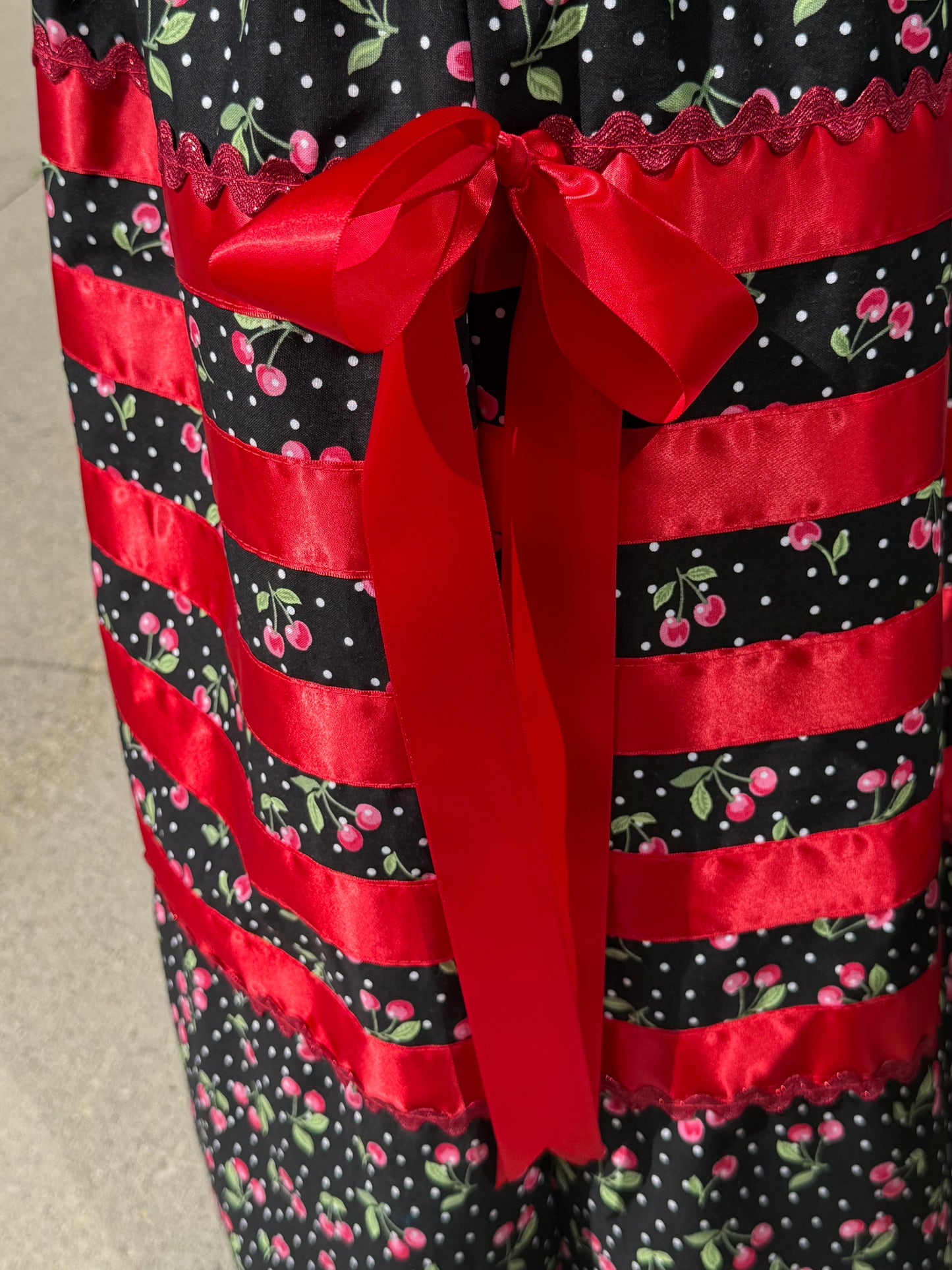 Cherry Ribbon Skirt by No Roots No Wings