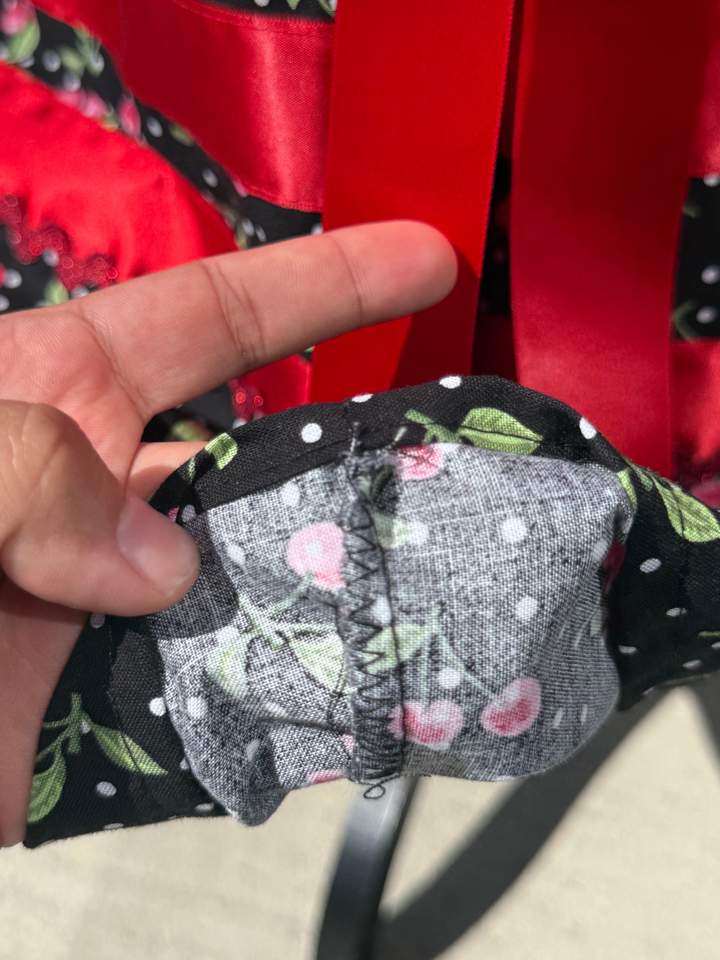 Cherry Ribbon Skirt by No Roots No Wings