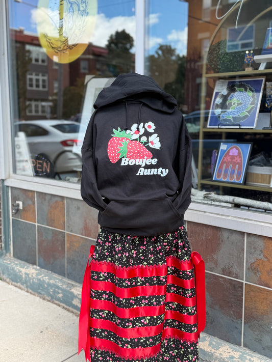 Boujee Aunty Hoodie Black