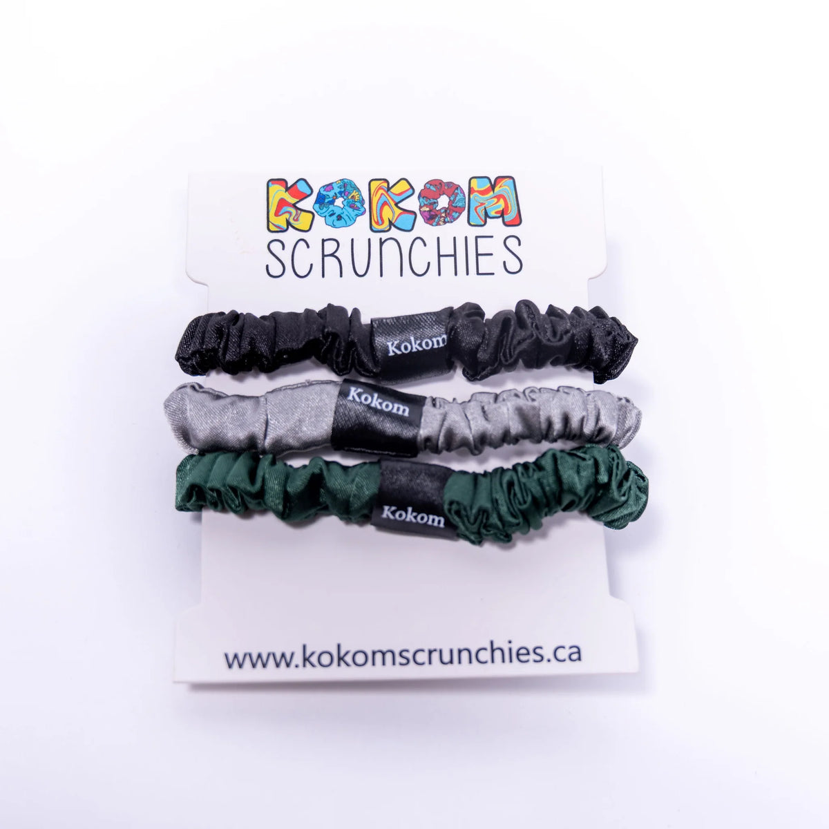 Mini Satin Scrunchies by Kokom Scrunchies – Anishinaabe Girl Designs