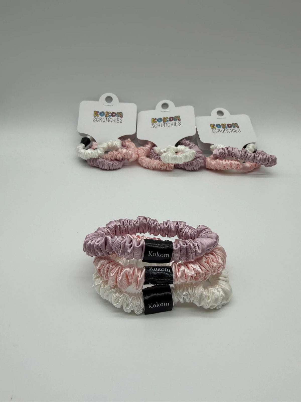 Mini Satin Scrunchies by Kokom Scrunchies – Anishinaabe Girl Designs