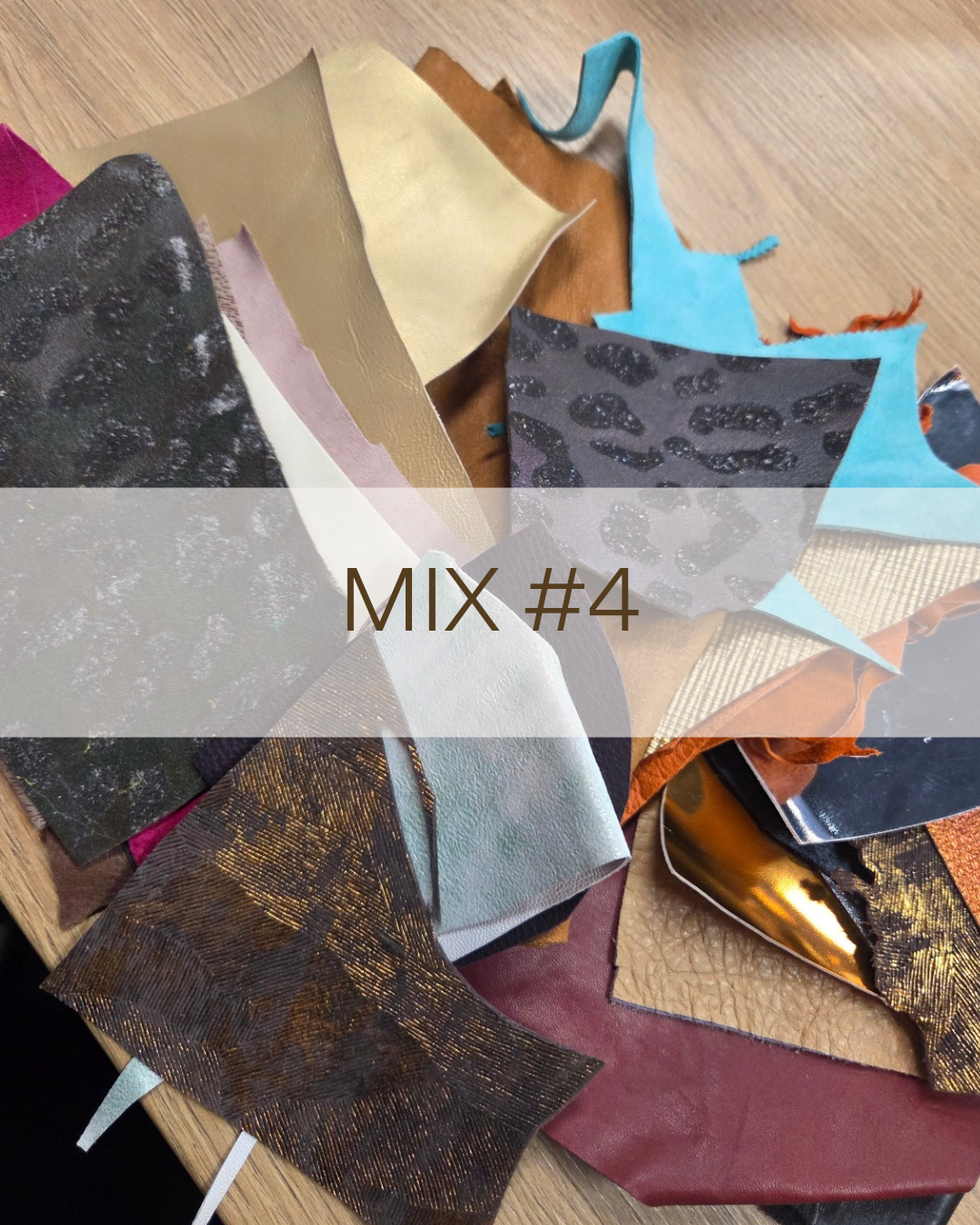 Specialty Leather Scrap Mix Bags