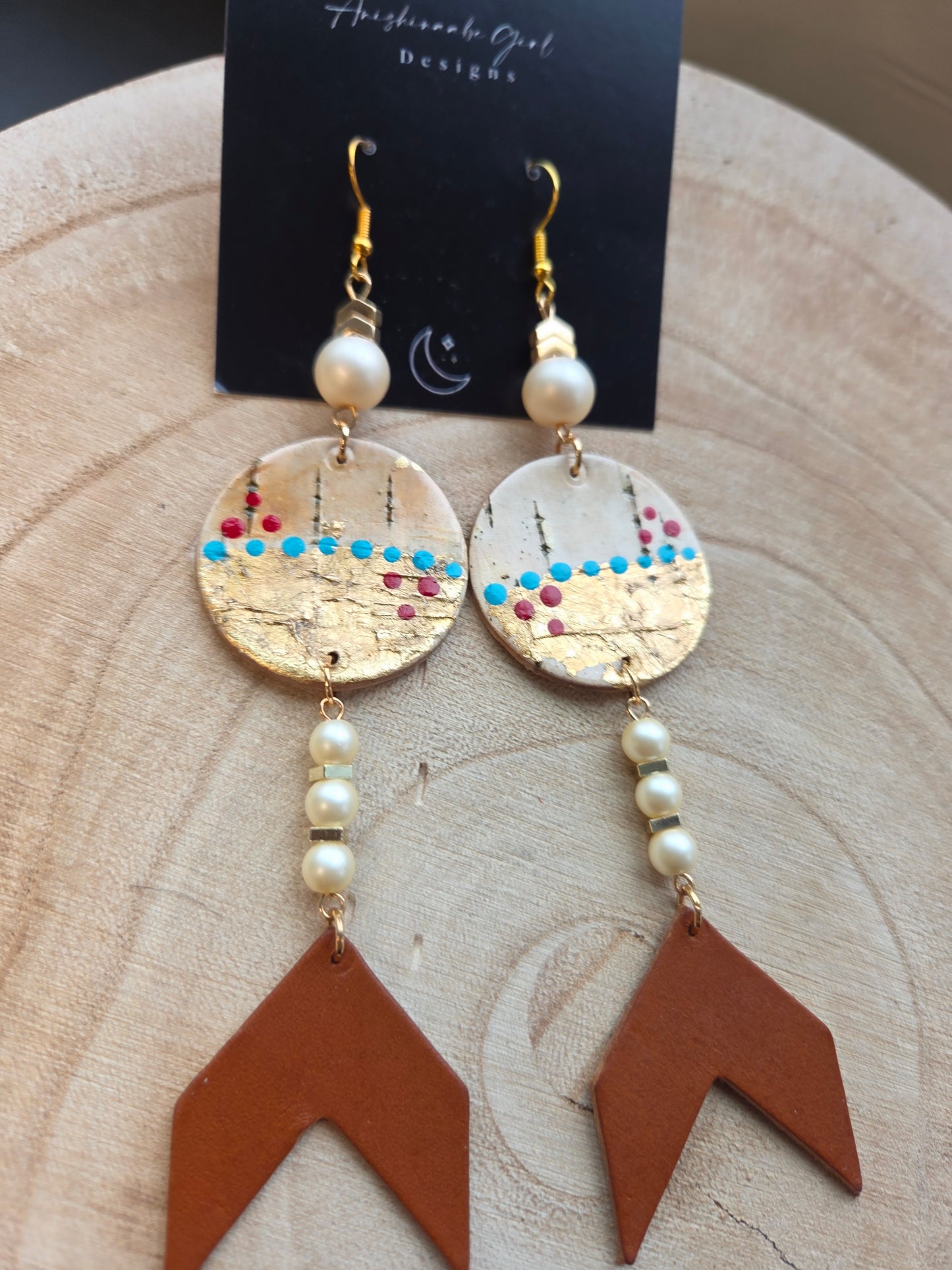Birchbark Arrow Earrings