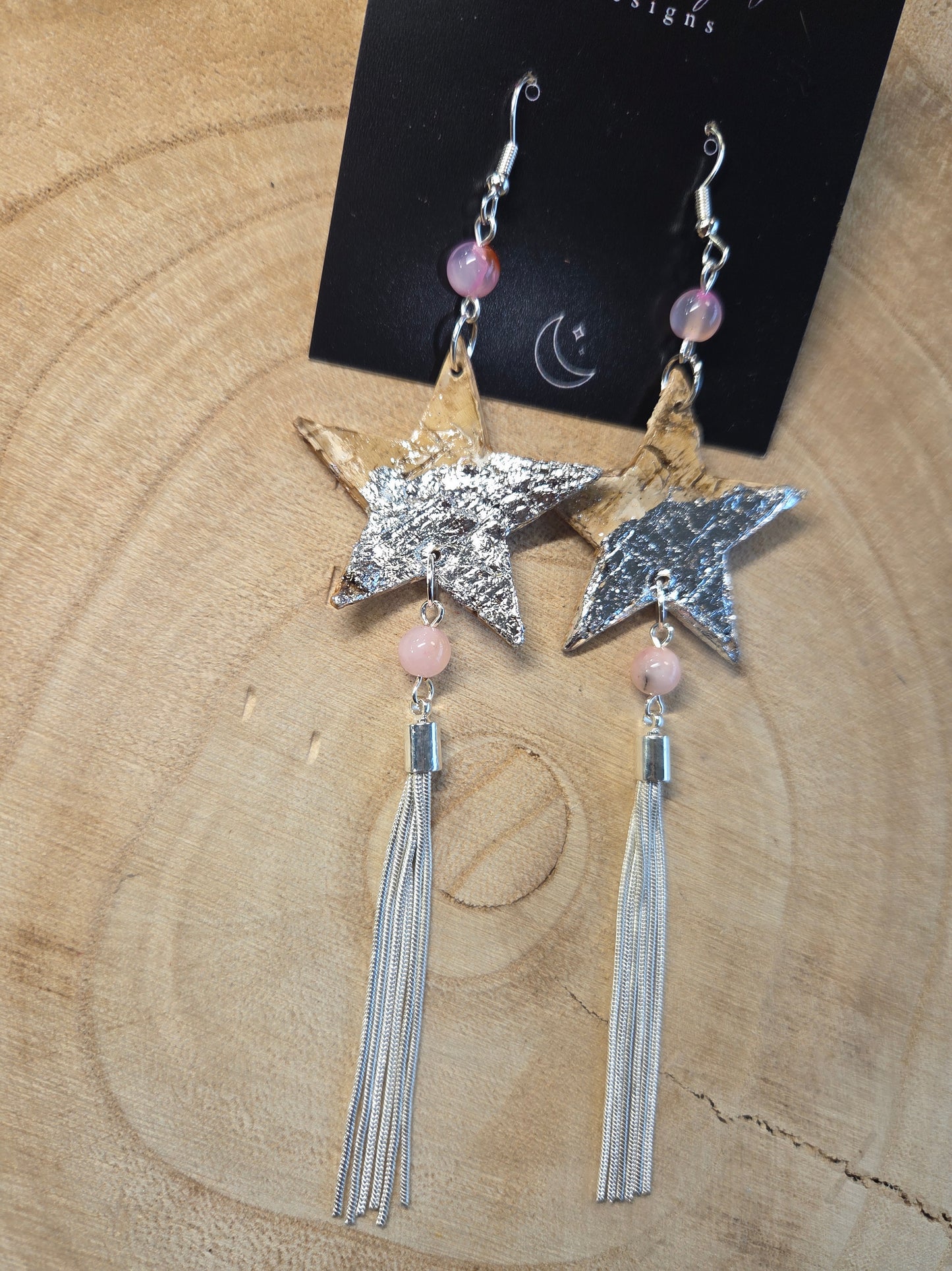Birchbark Star People Earrings