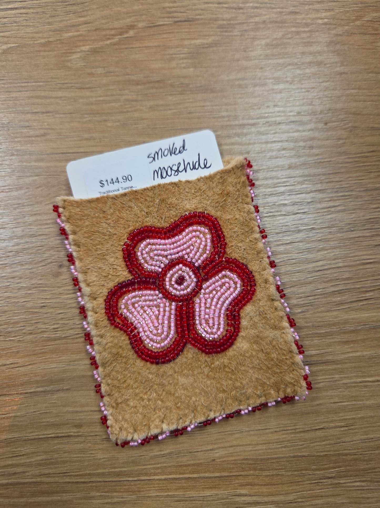 Traditional Tanned Moosehide Card Holders