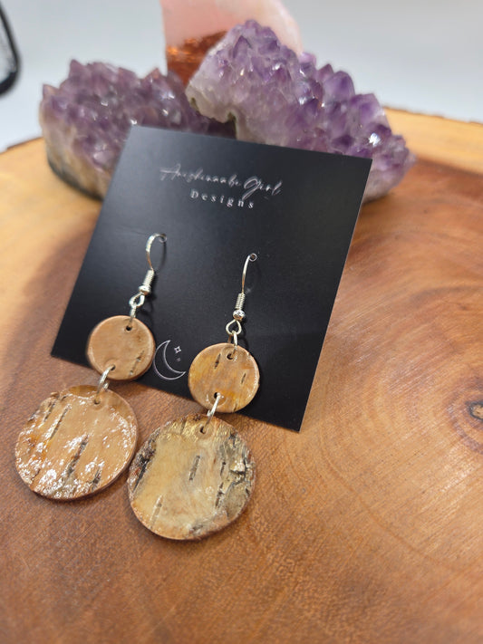 Birchbark Earrings