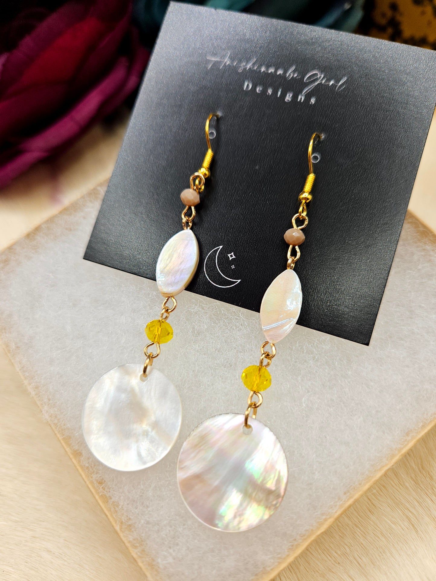 Shell Drop Earrings