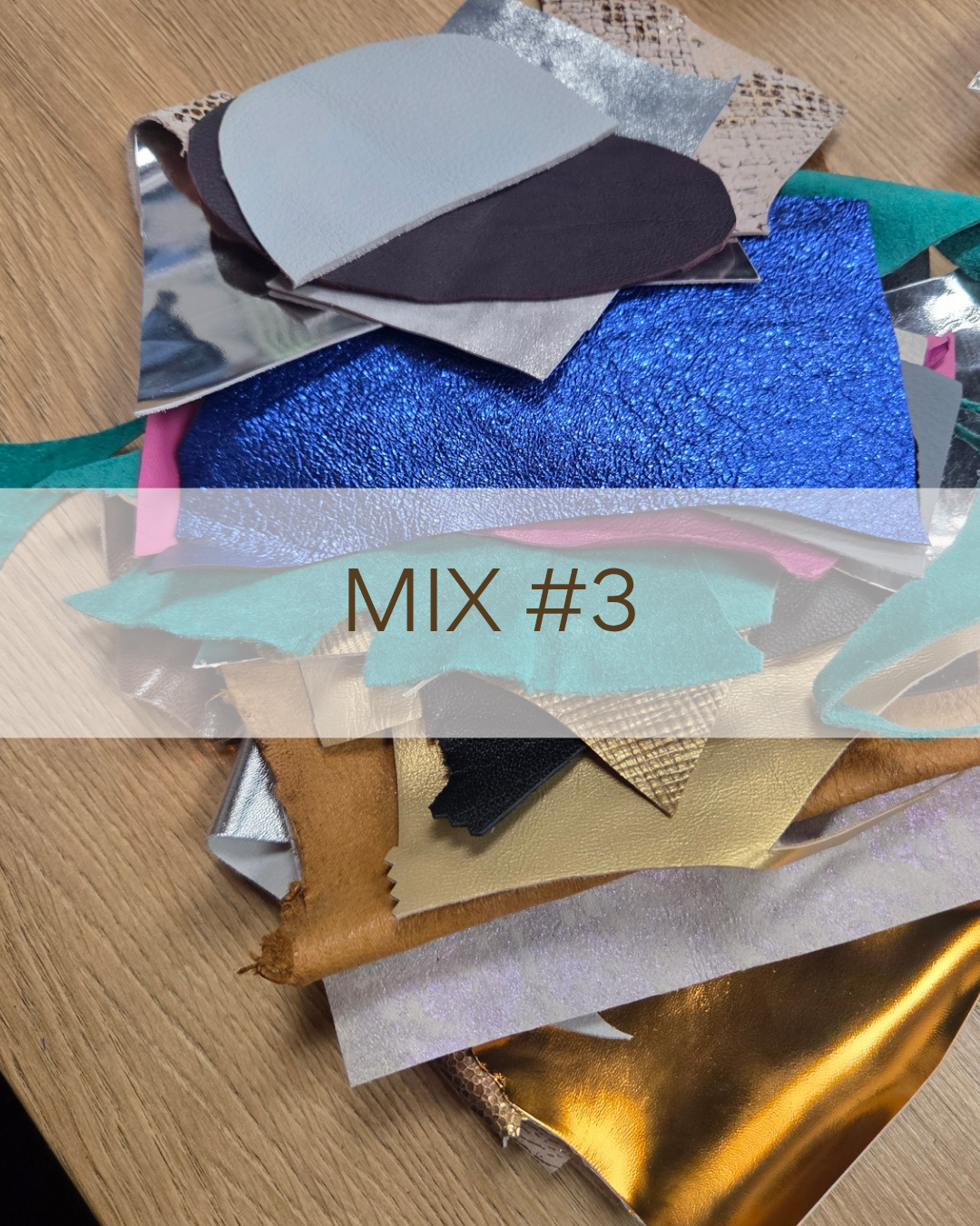 Specialty Leather Scrap Mix Bags