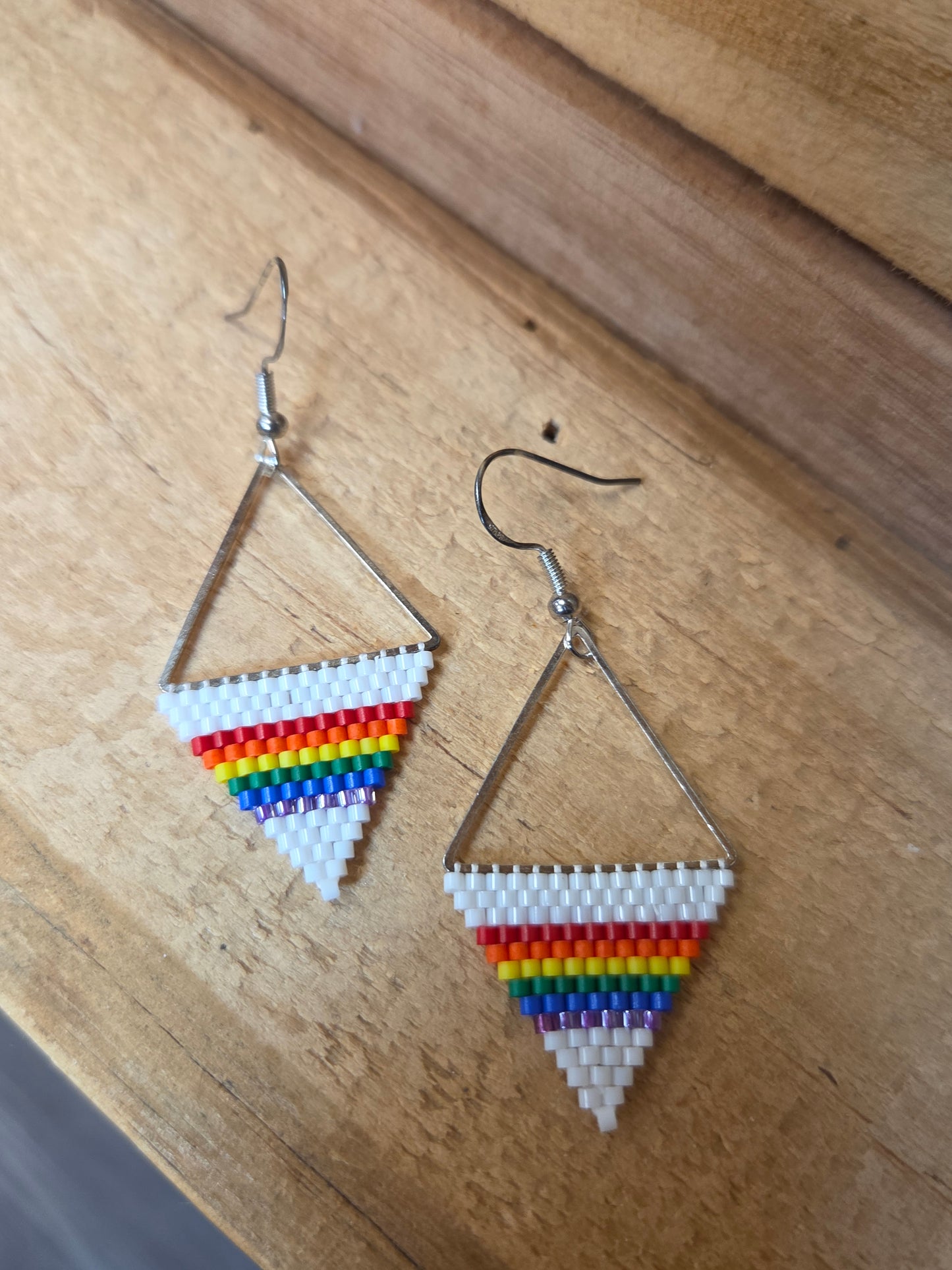 Pride Beaded Earrings by E.M.A Creates