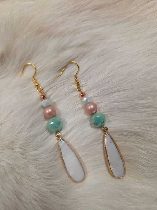 Shell Teardrop Earrings