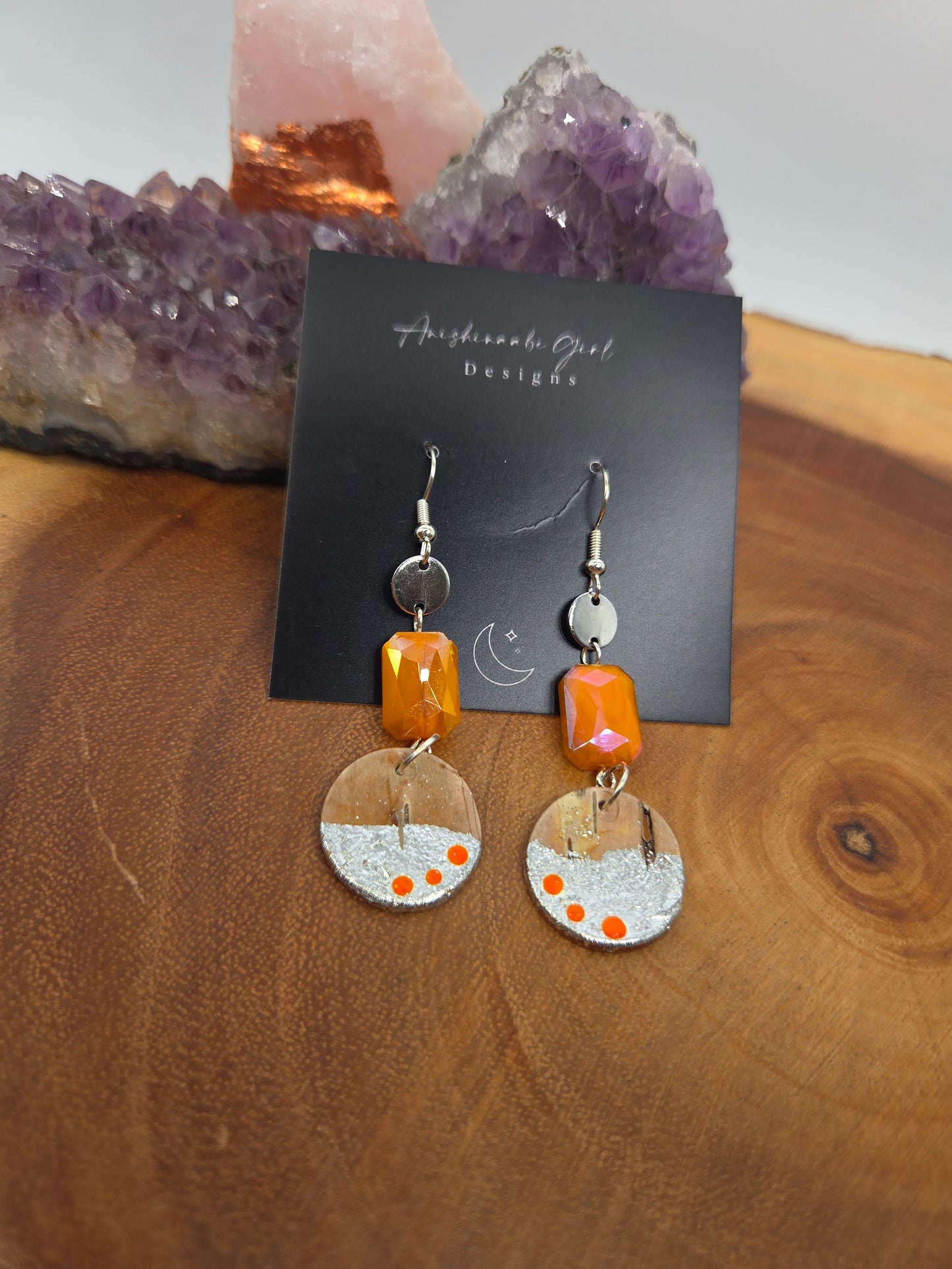 Birchbark Earring