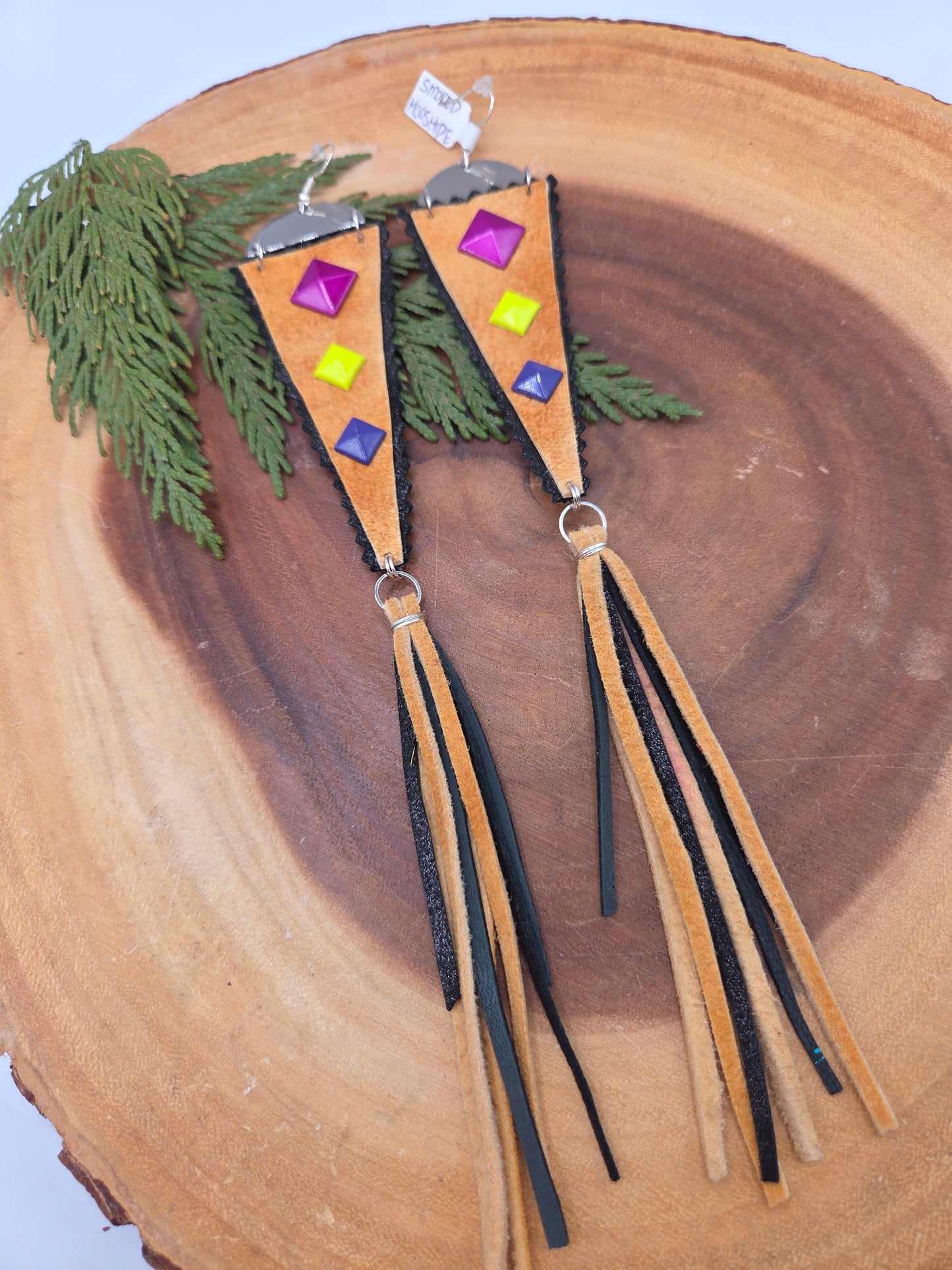 Smoked Moosehide with Tassels