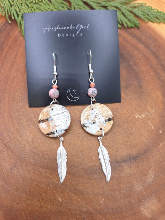 Birchbark Charm Drops