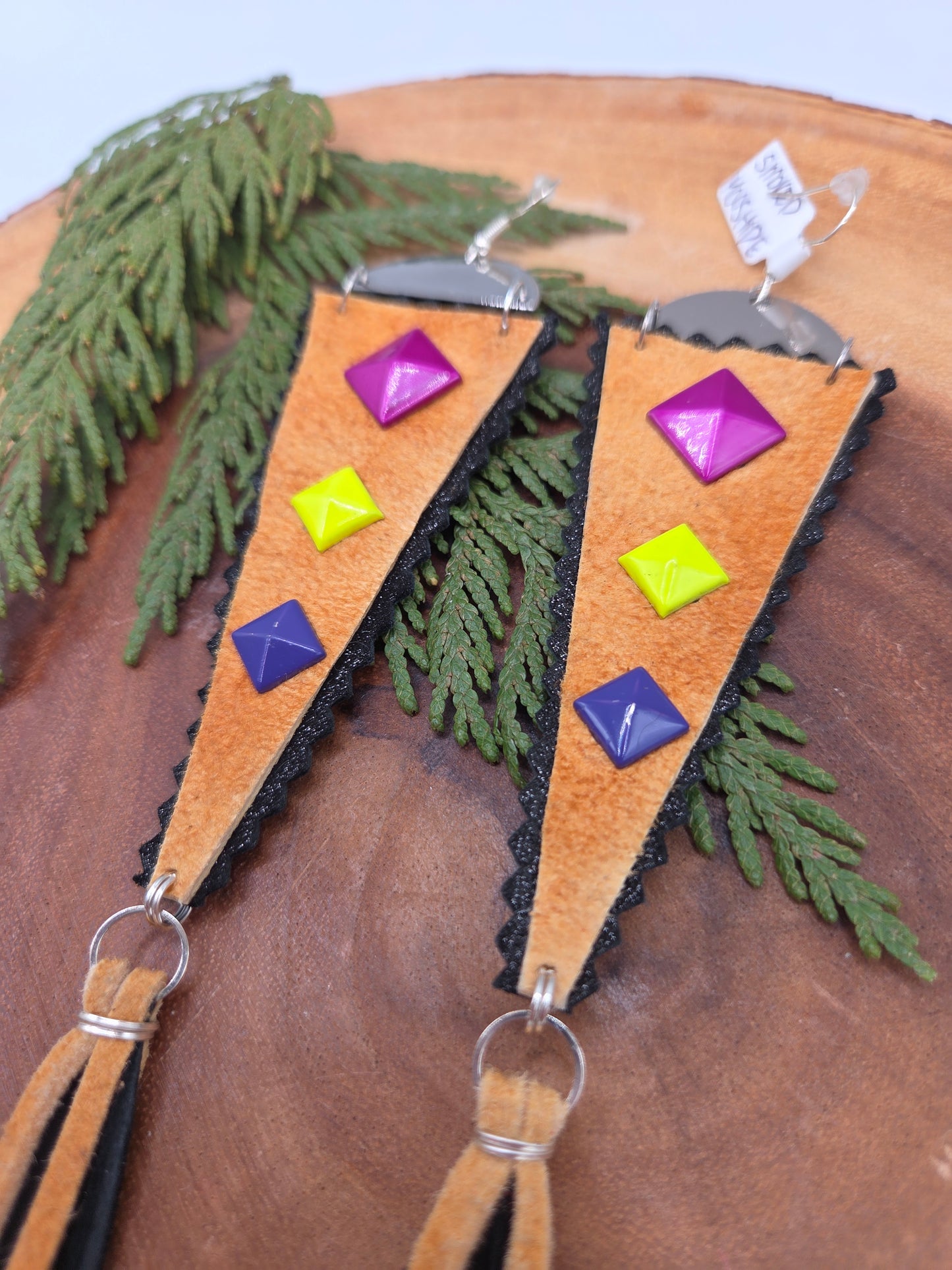 Smoked Moosehide with Tassels