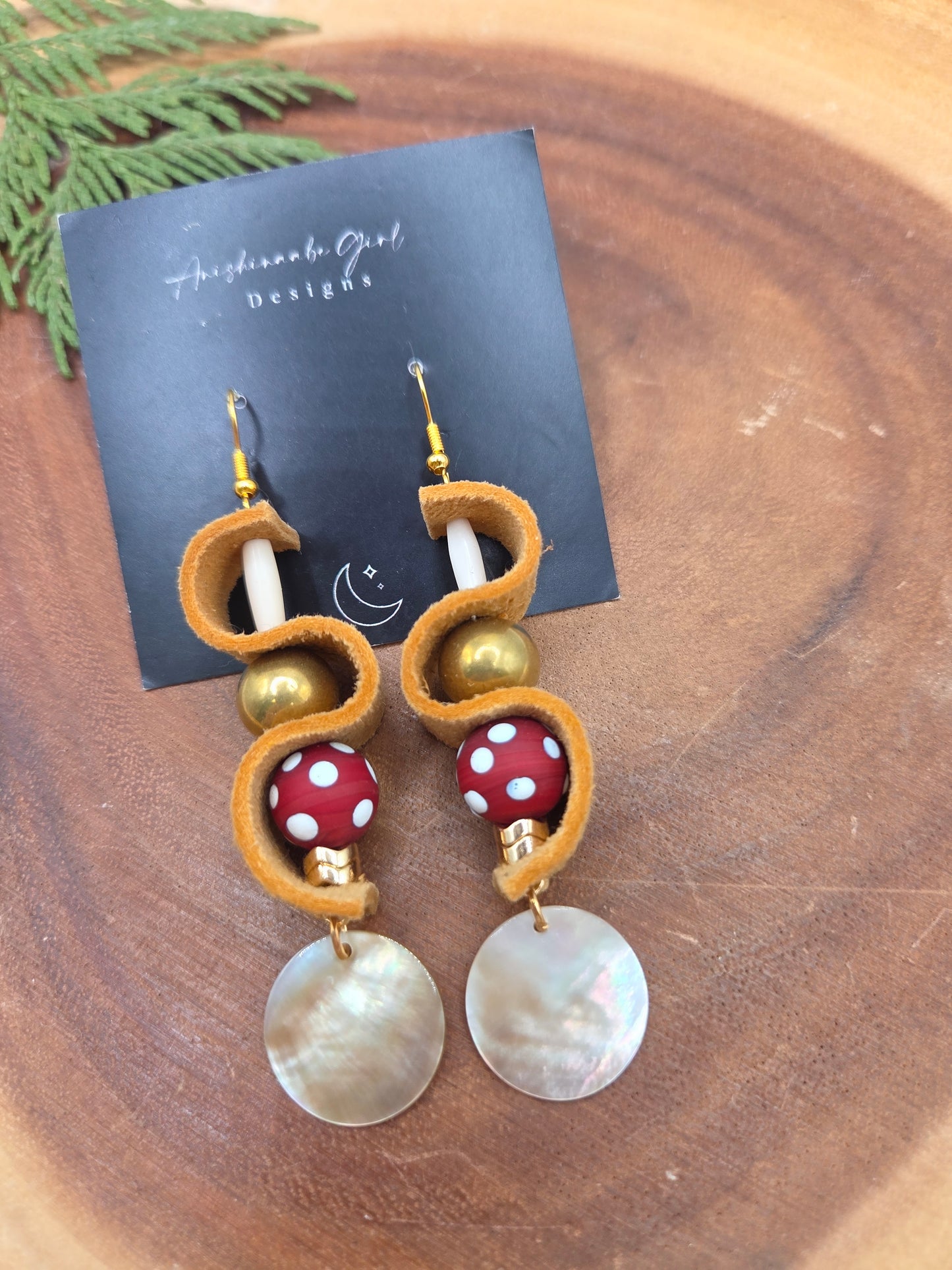 Smoked Moosehide & Skunk Trade Beads