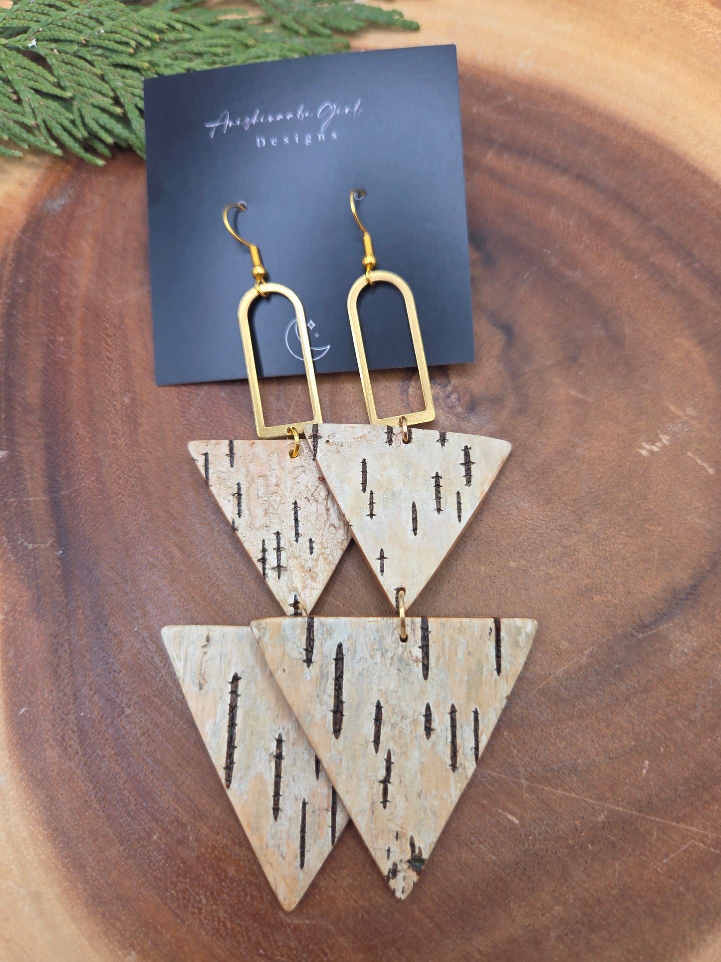Birchbark Tiered Triangles