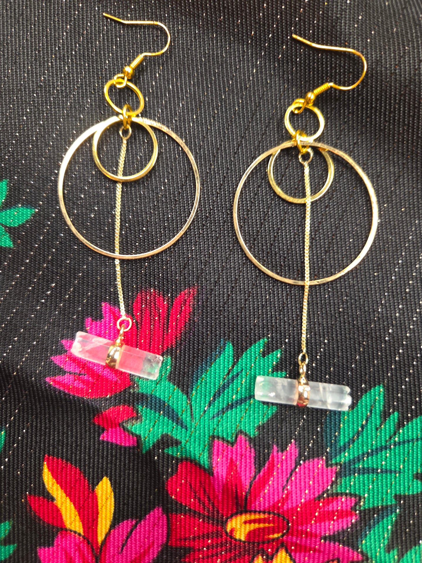 Quartz Gemstone Earrings