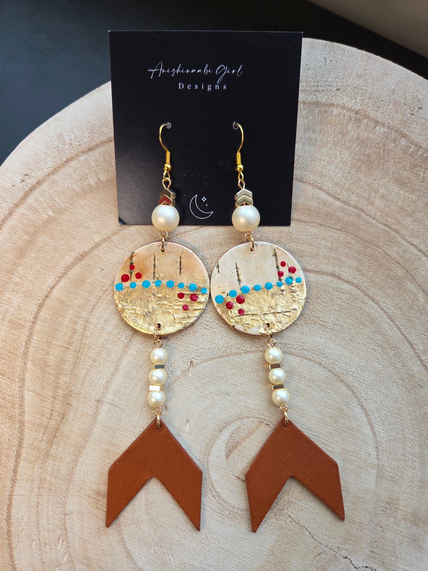 Birchbark Arrow Earrings