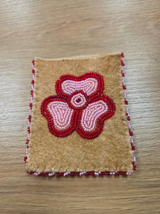 Traditional Tanned Moosehide Card Holders