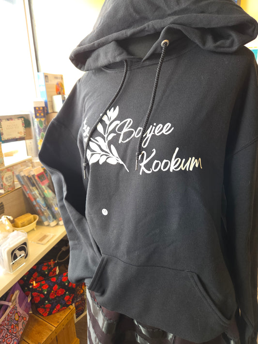Boujee Kookum Hoodie Black