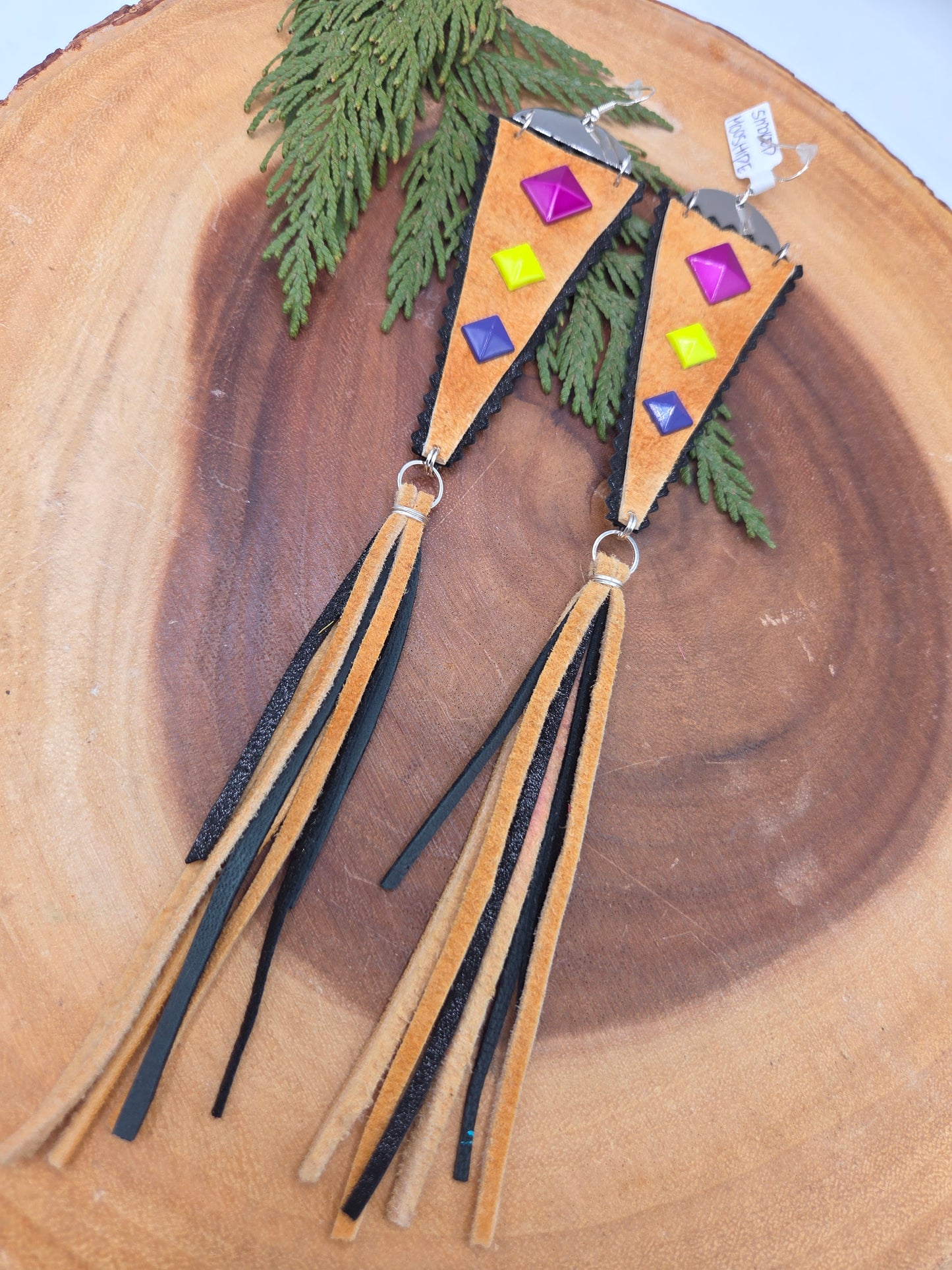 Smoked Moosehide with Tassels