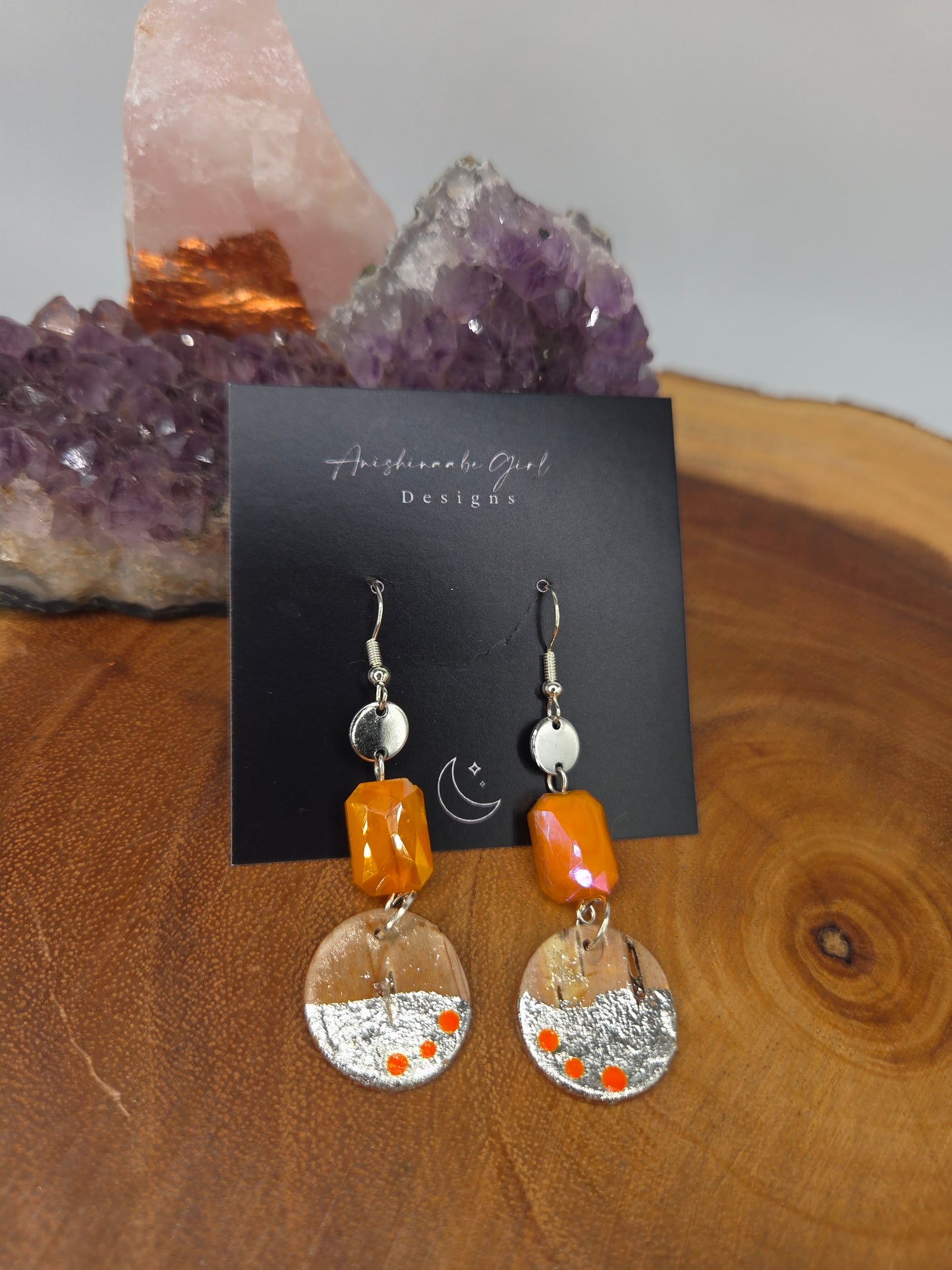 Birchbark Earring