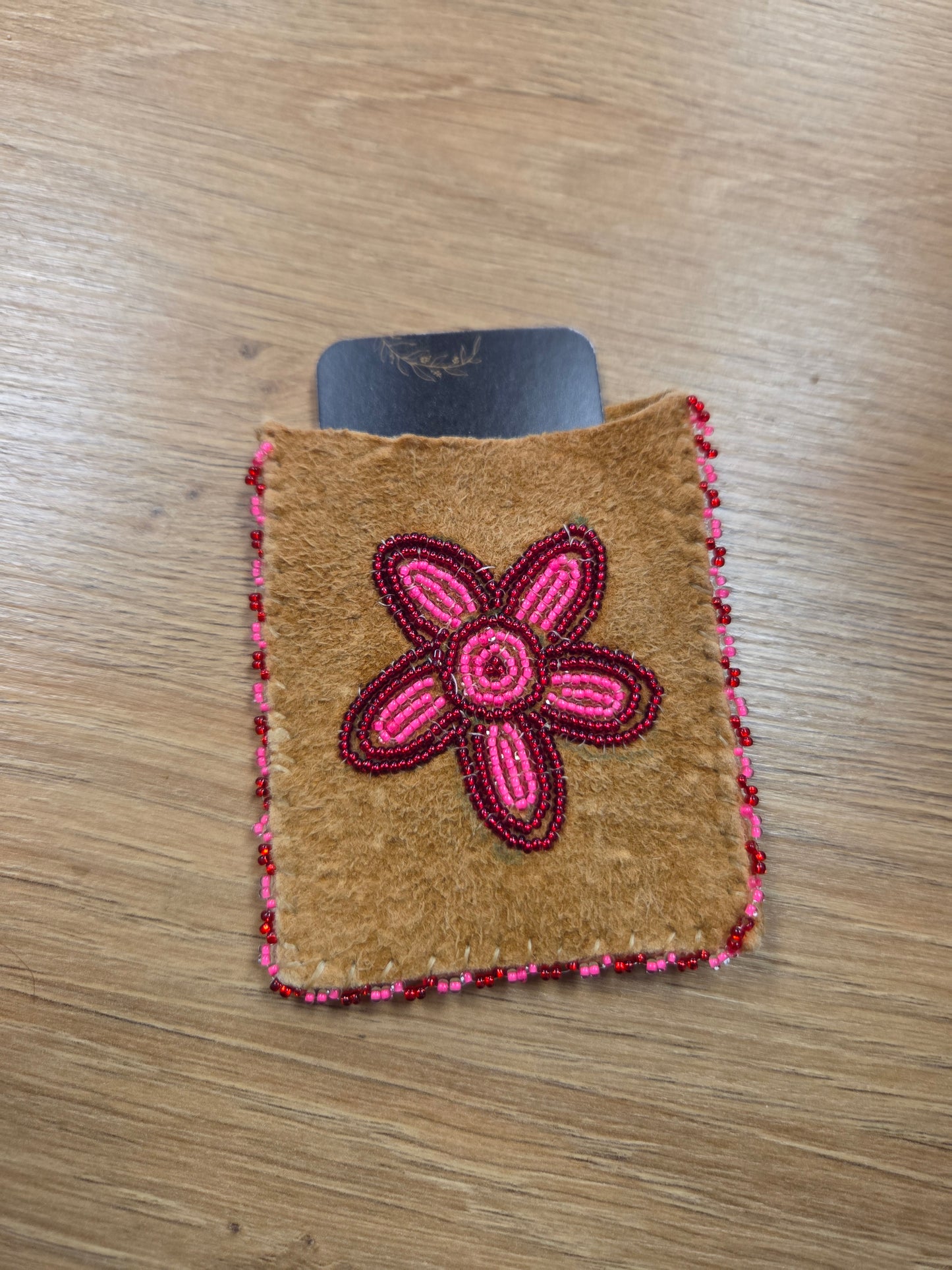 Traditional Tanned Moosehide Card Holders