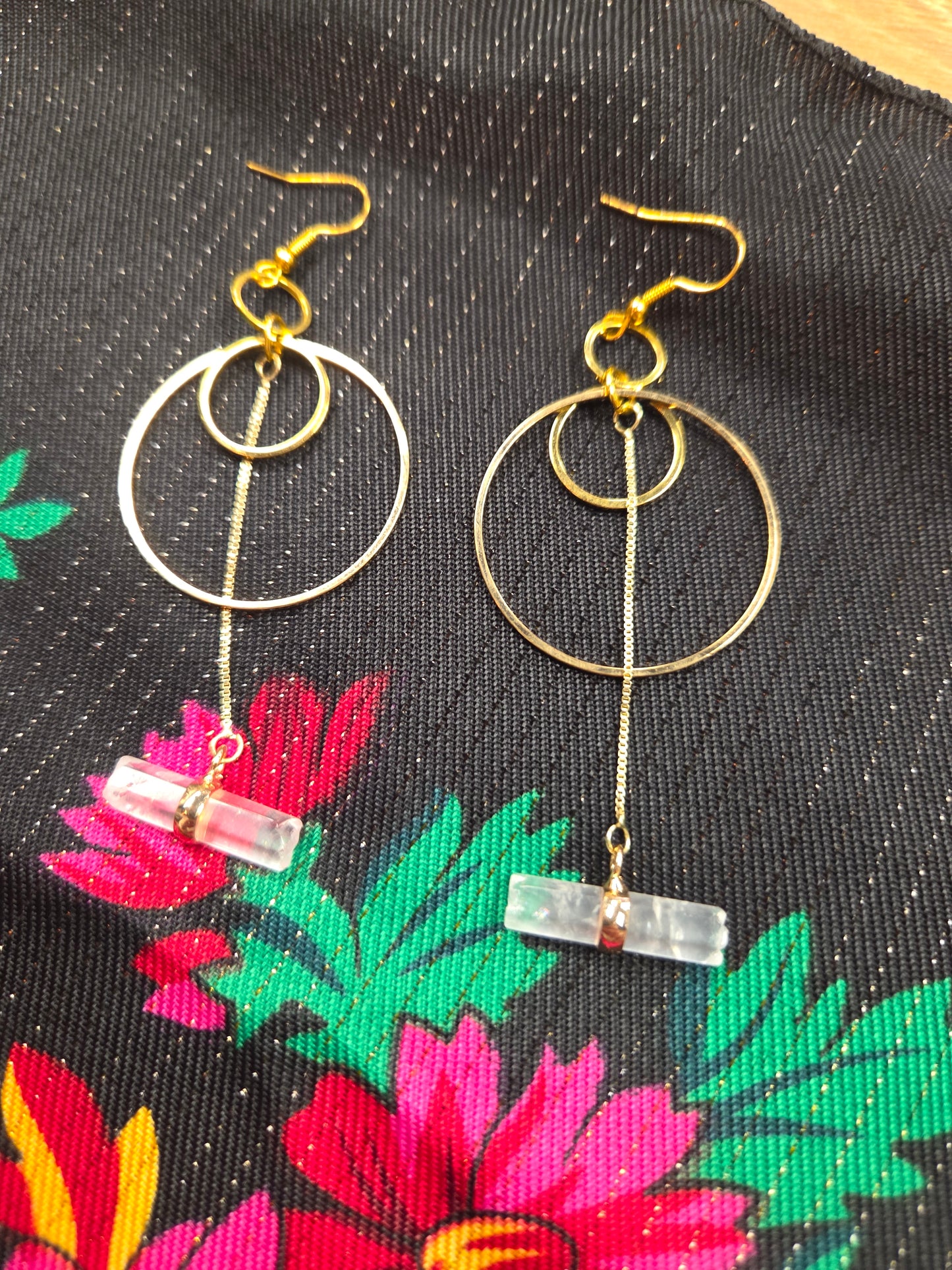 Quartz Gemstone Earrings