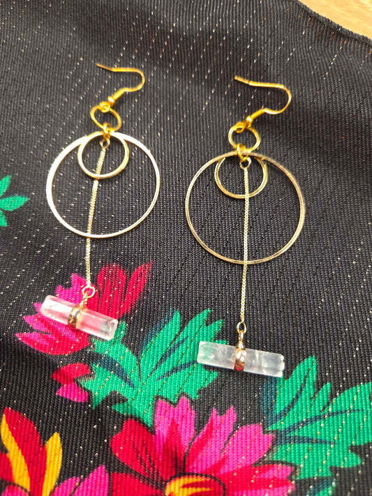 Quartz Gemstone Earrings