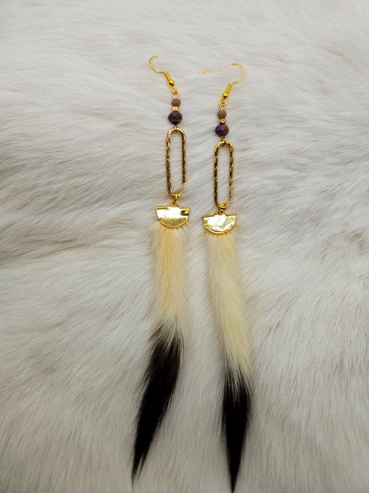 Ermine Tail Earrings