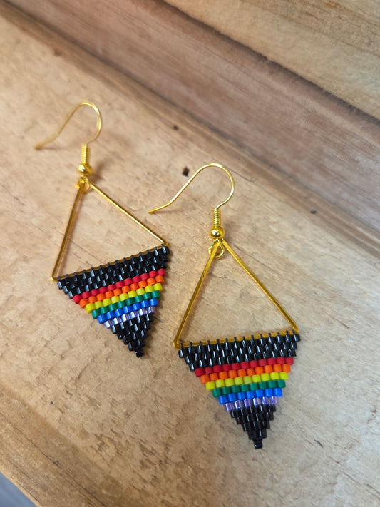 Pride Beaded Earrings by E.M.A Creates
