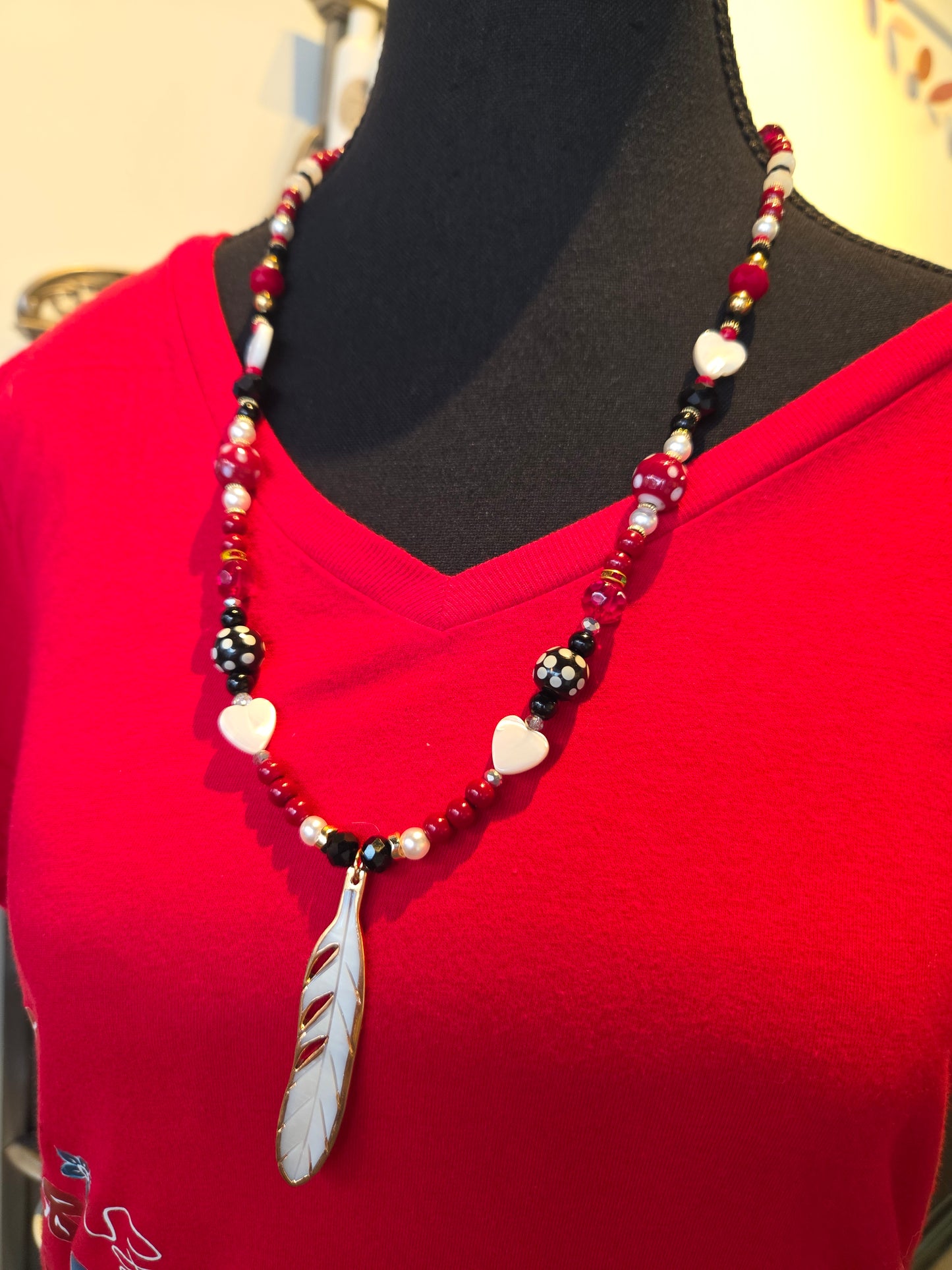 Feather Shell Necklace