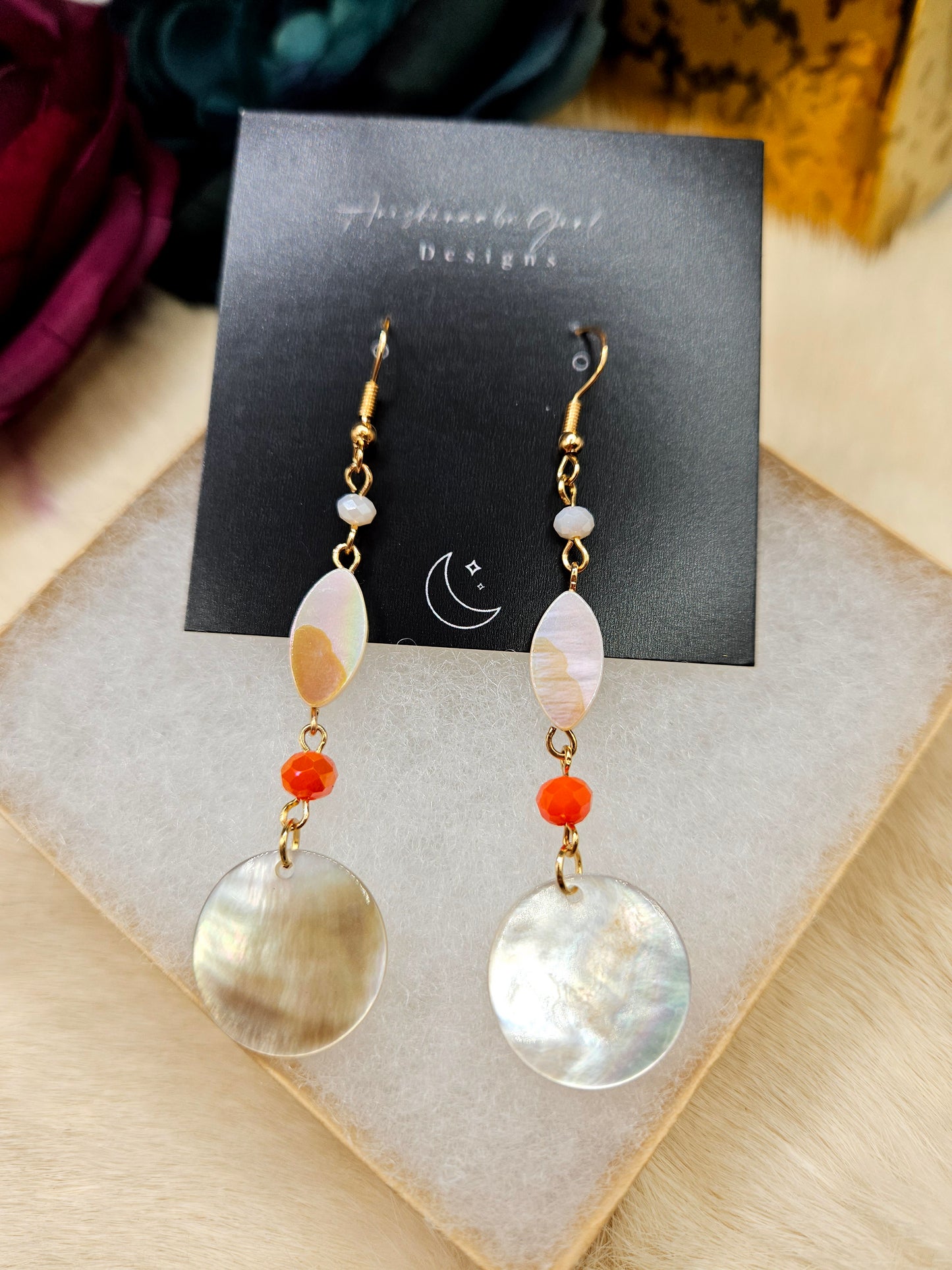 Shell Drop Earrings