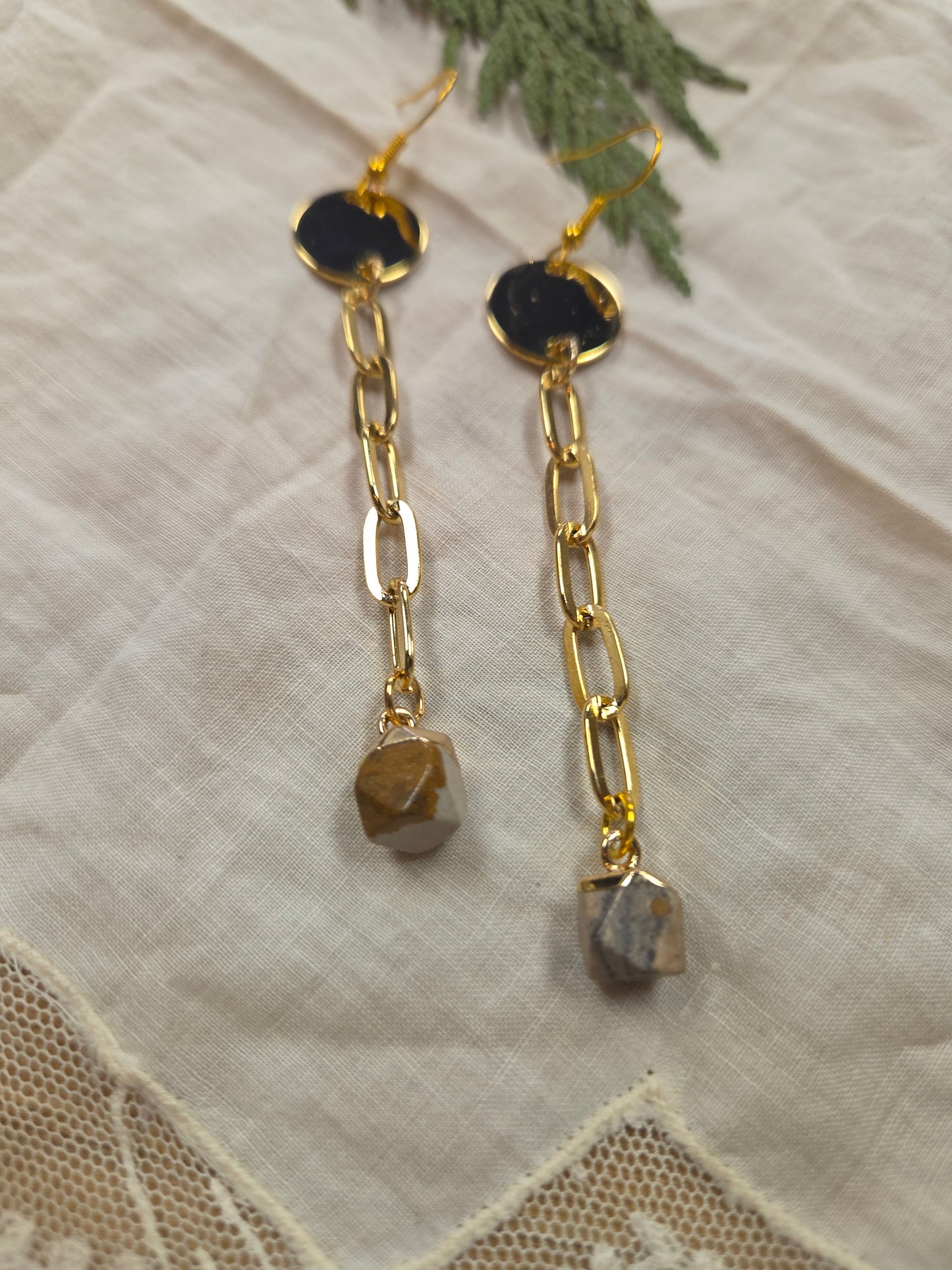 Jasper Drop Earrings