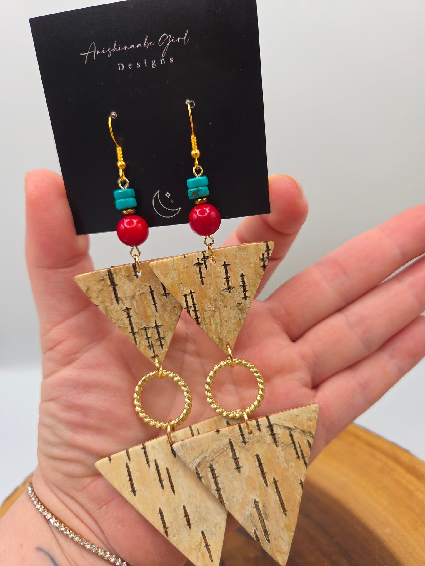 Birchbark Tiered Triangles