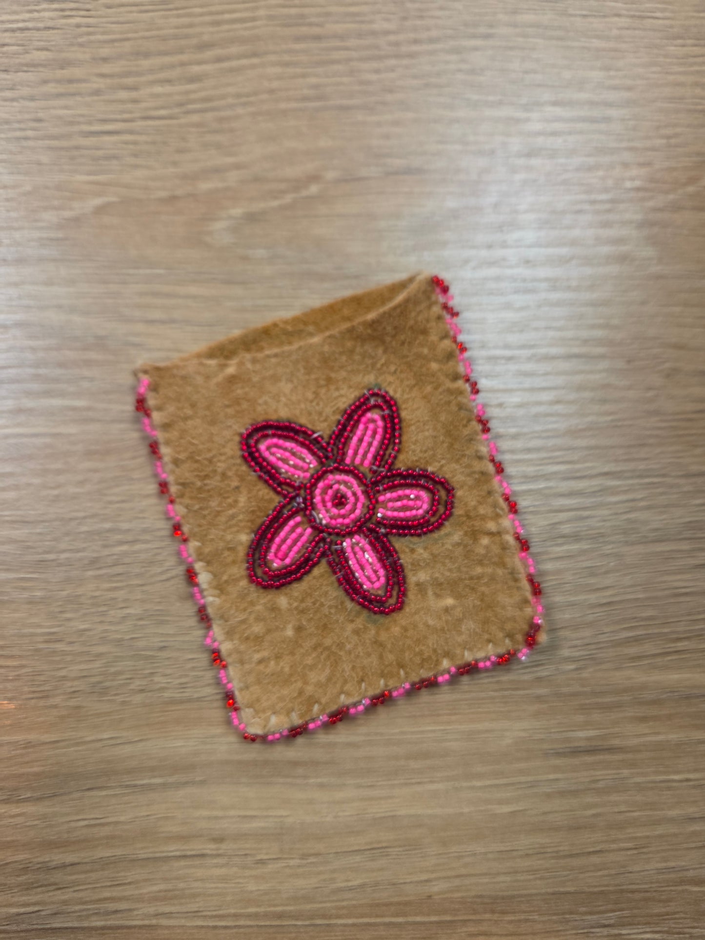Traditional Tanned Moosehide Card Holders