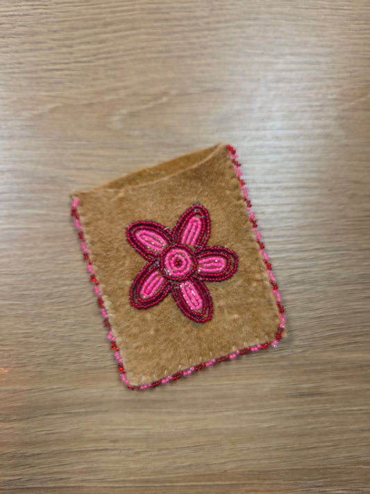 Traditional Tanned Moosehide Card Holders