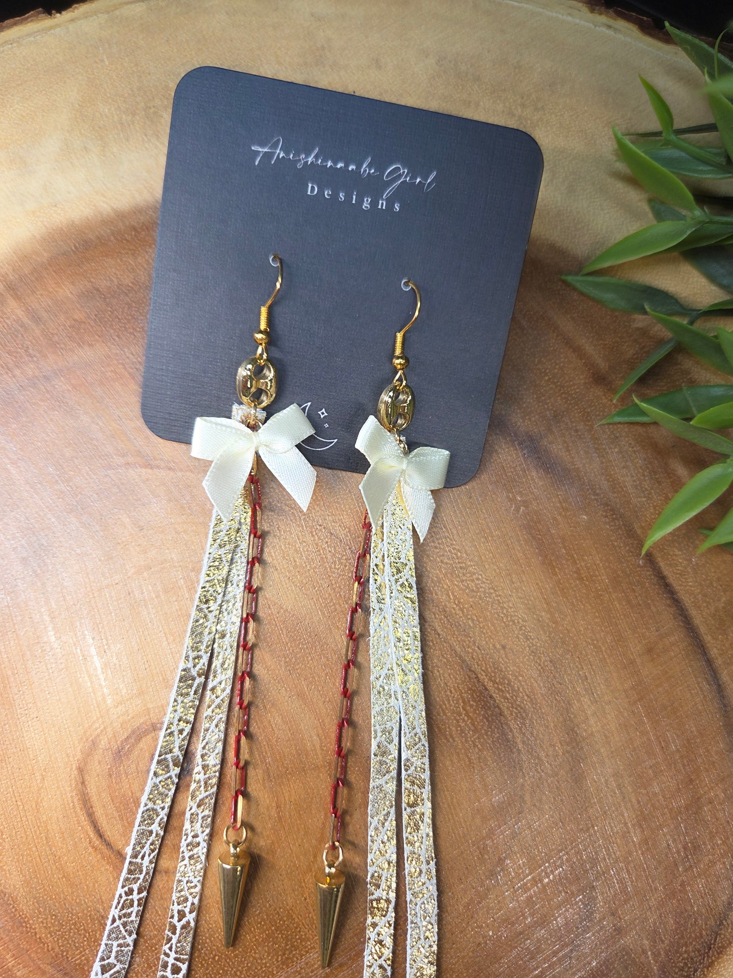 Leather Fringe Earrings