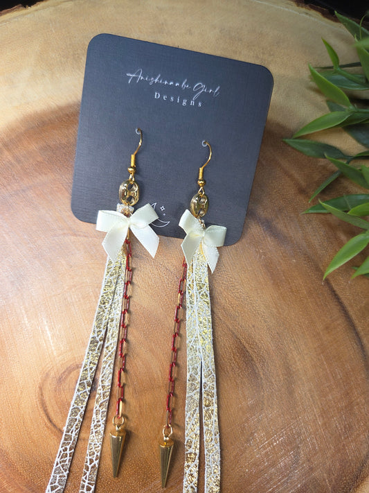 Leather Fringe Earrings